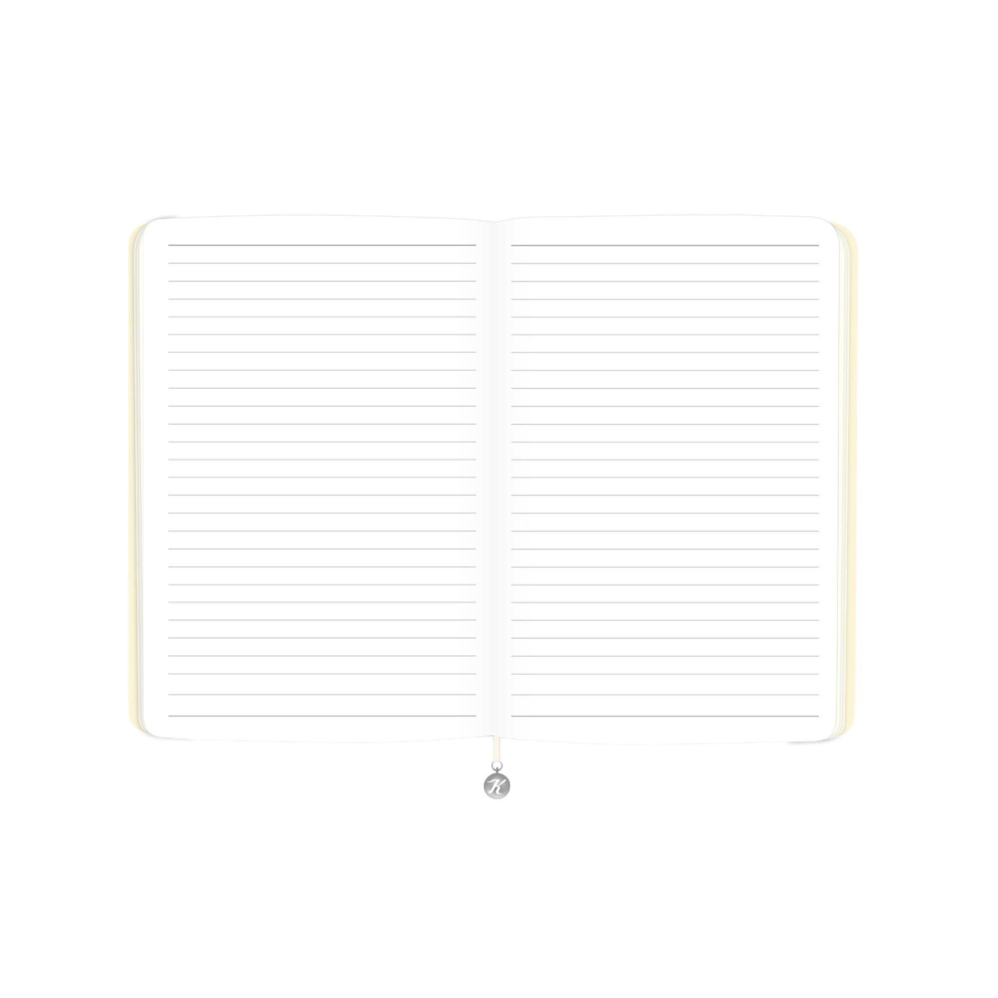 Çizgili Esnek Kapak Write For A Start Defter 14 x 20 CM - Beyaz