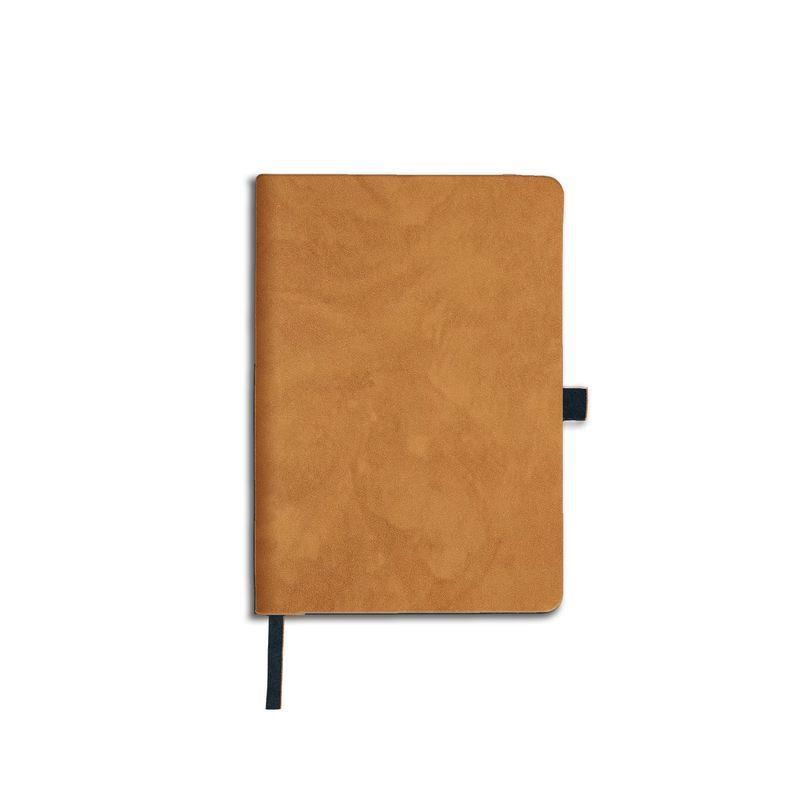 Çizgili Sert Kapak Citli Pronote Defter 14 x 20 cm - Turuncu