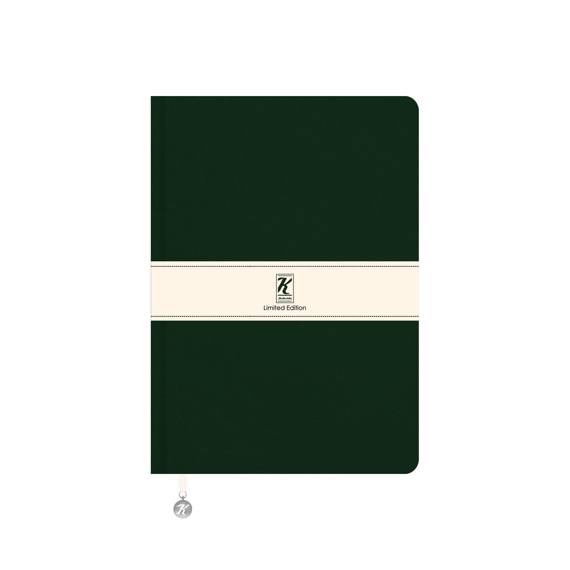 Çizgili Termo Deri ve Esnek Kapak Limited Edition Defter 17 x 24 CM - Yeşil