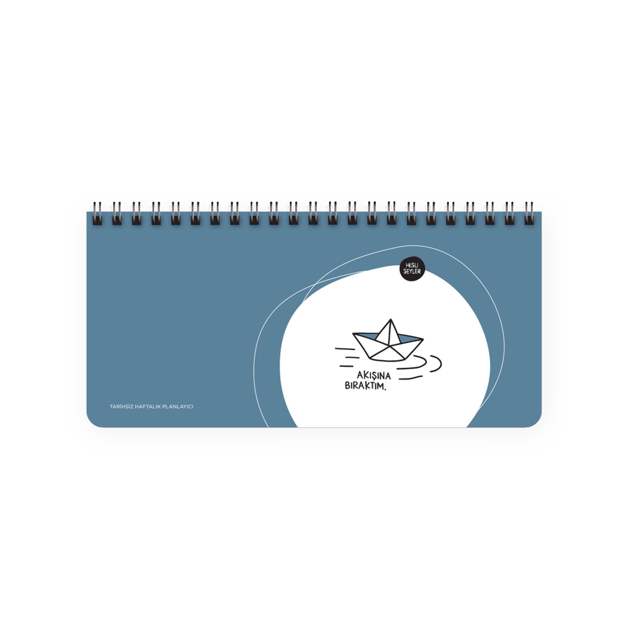 Hisli Şeyler 13x27 Haftalık Planner - Akışına Bıraktım