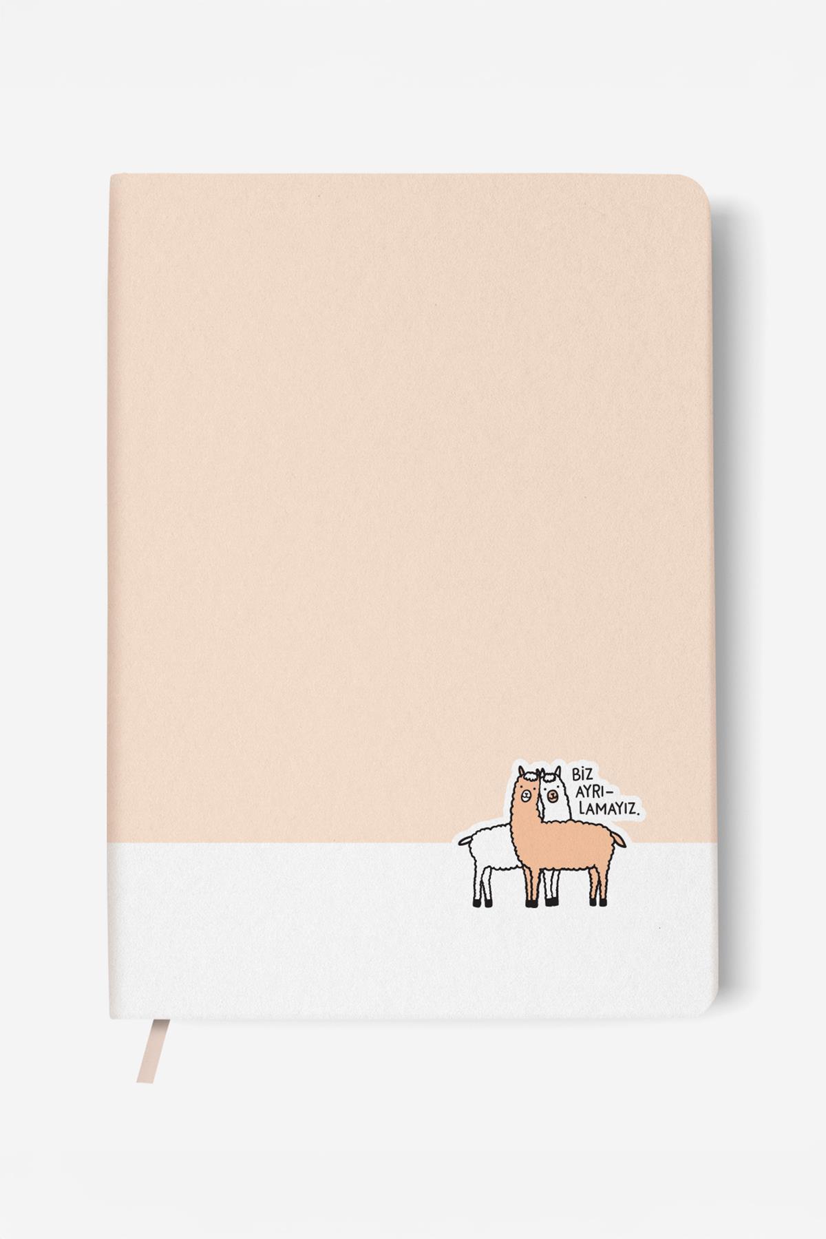 Hisli Şeyler 16*22 96 Yp.Sert Kapak Ciltli Defter-Biz Ayrılamayız