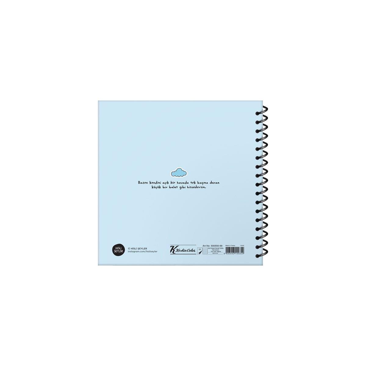 Hisli Şeyler 16x15 Çizgili Defter - Yok Öyle Yağma