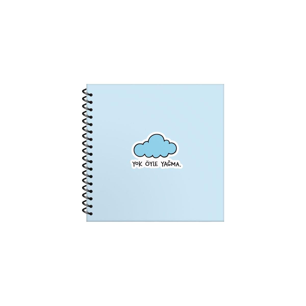 Hisli Şeyler 16x15 Çizgili Defter - Yok Öyle Yağma