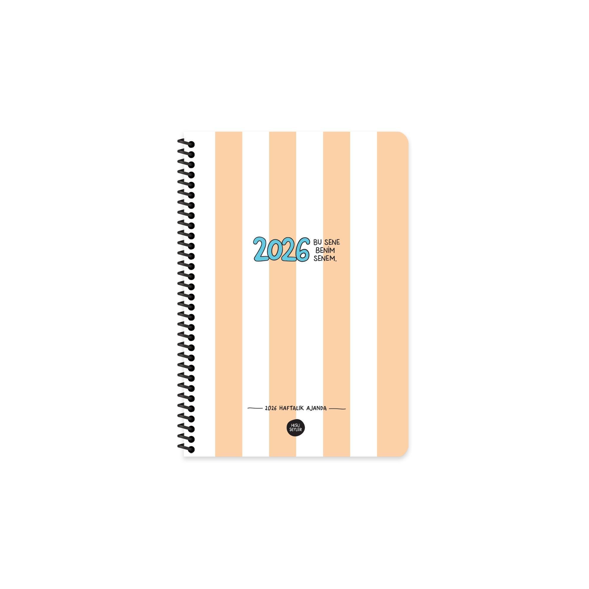 Hisli Şeyler 2026- 13*19,5 Haftalık Ajanda - Bu Sene Benim Senem