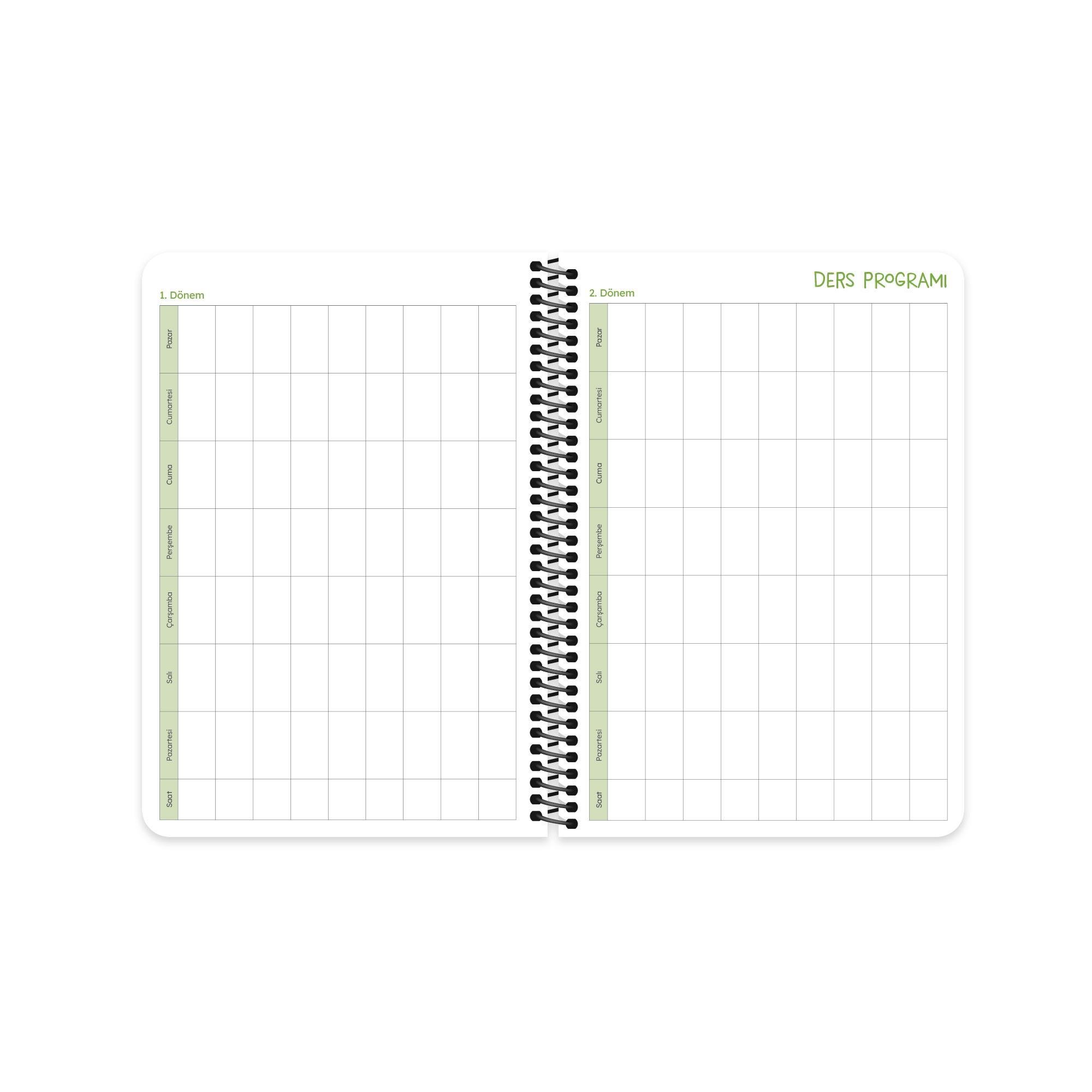 Hisli Şeyler A5 Spiralli Akademik Ajanda - Tutmayın Beni