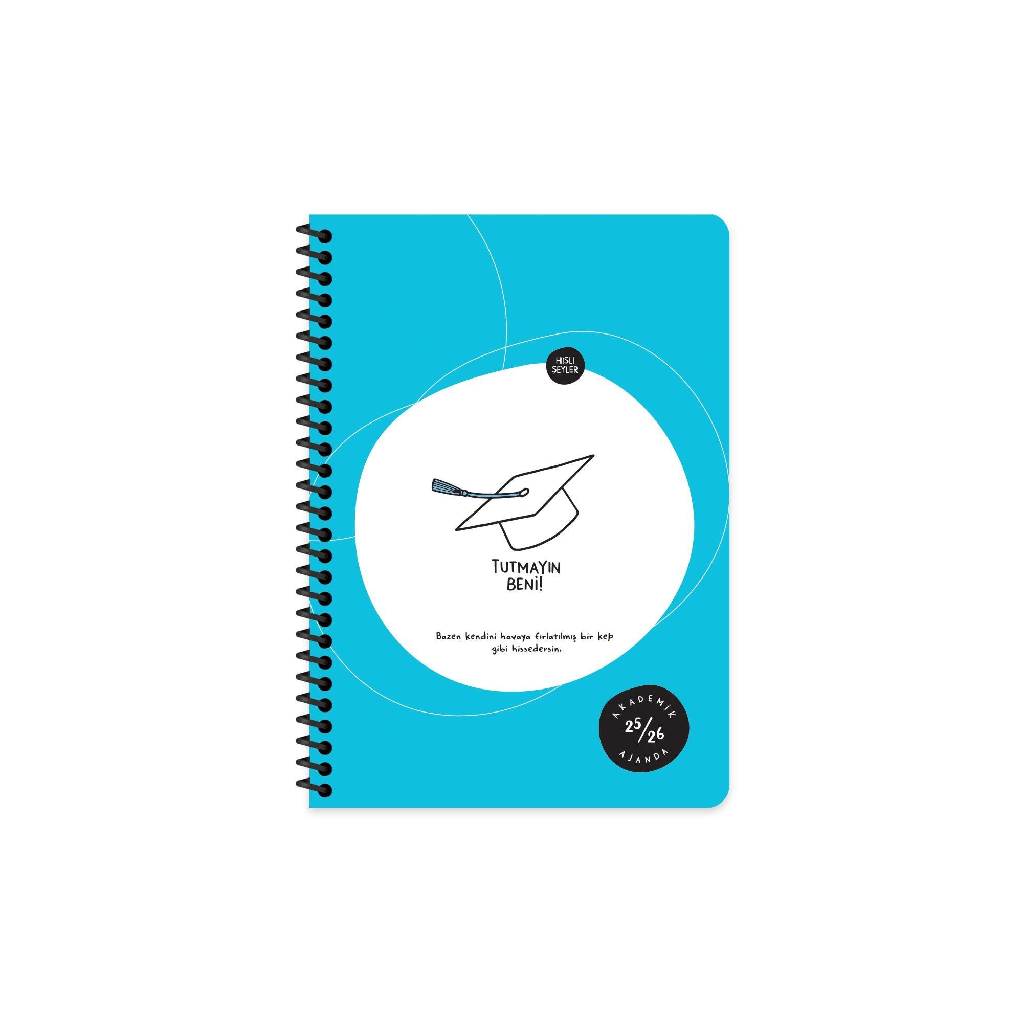 Hisli Şeyler A5 Spiralli Akademik Ajanda - Tutmayın Beni