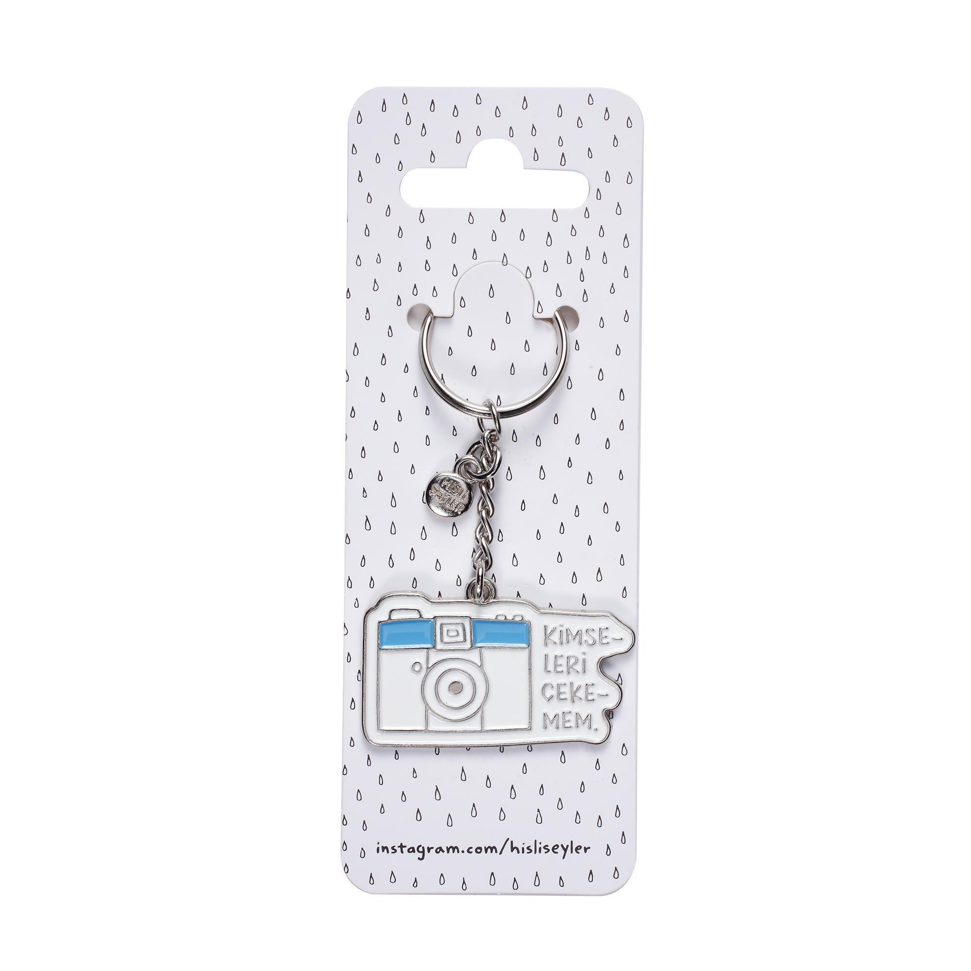 Hisli Şeyler Anahtarlık - Kimseleri Çekemem