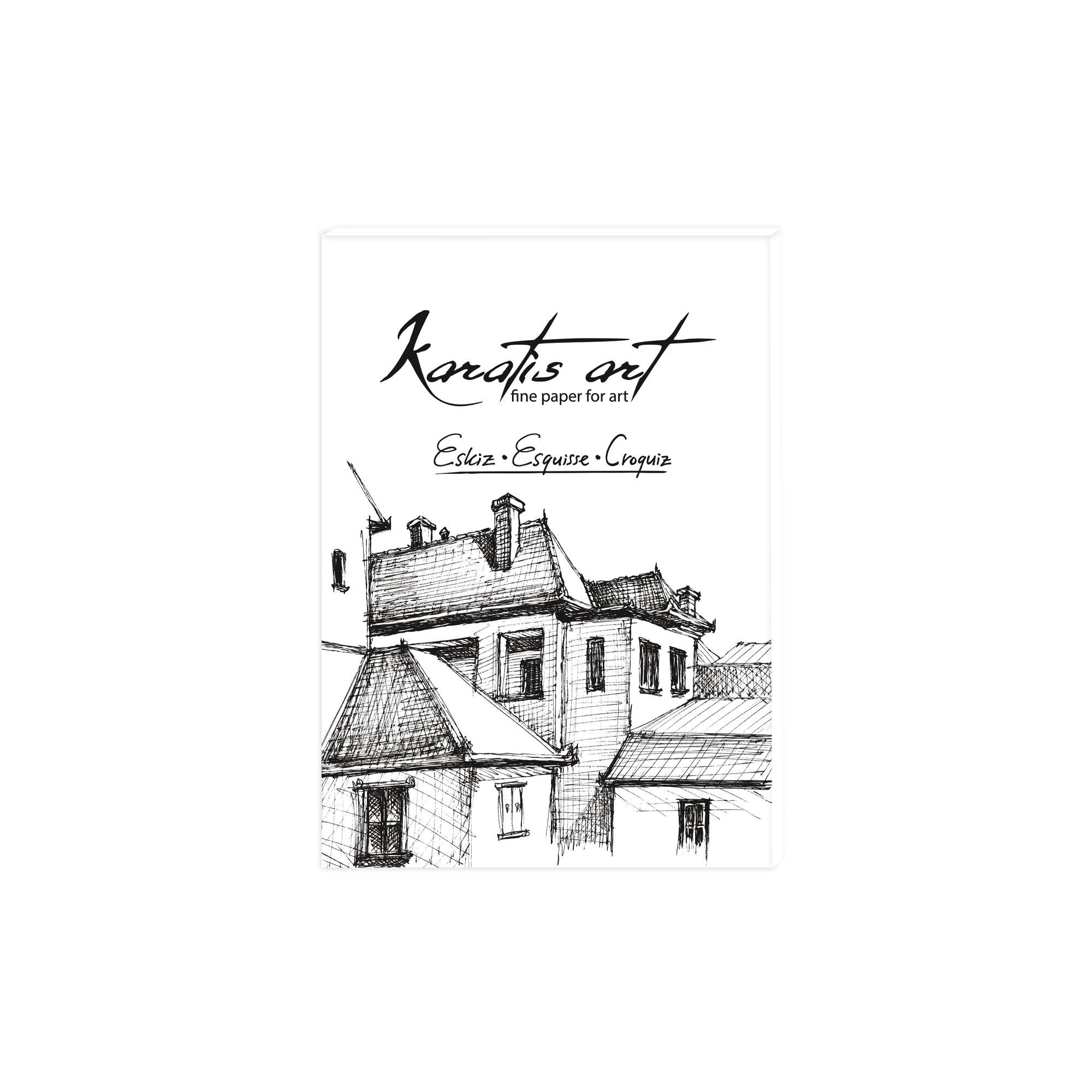 Karatis Art 90Gr A4 30 Yp.Tutkallı Eskiz Defteri
