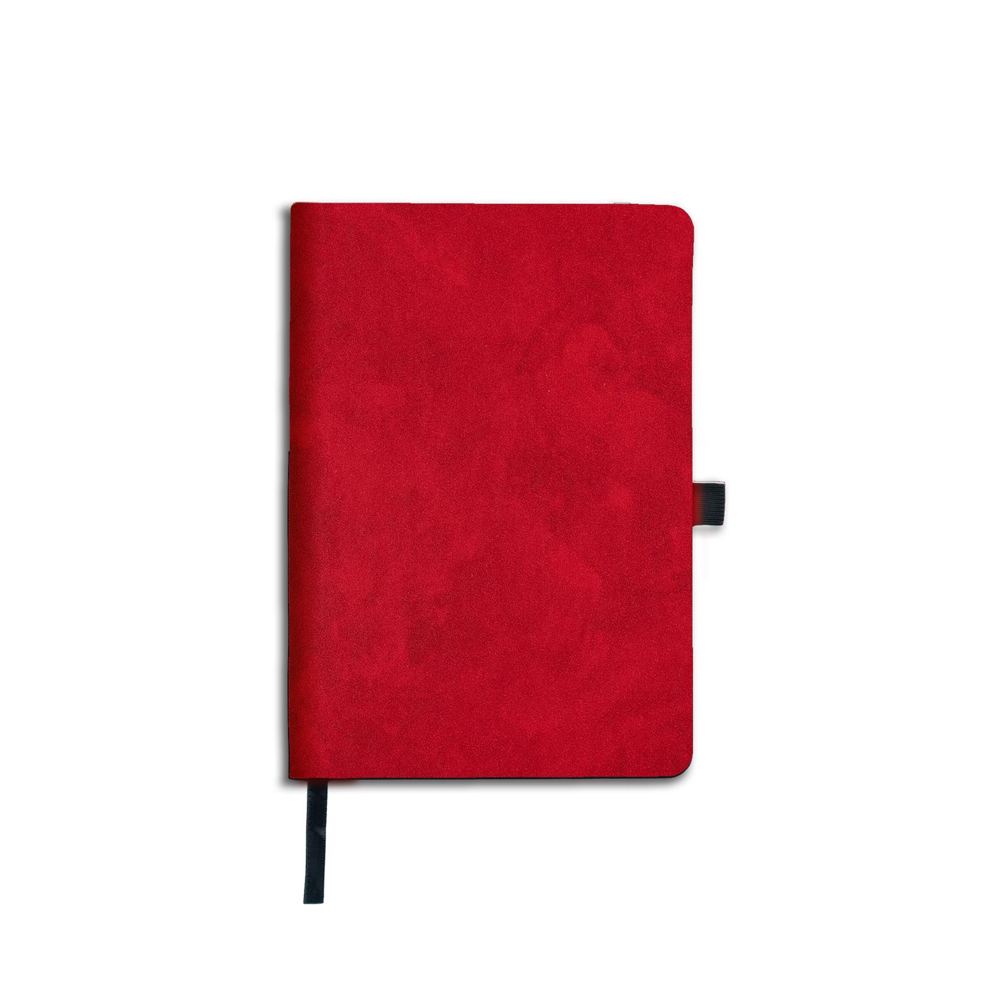 Kareli Sert Kapak Citli Pronote Defter 17 x 24 CM - Kırmızı