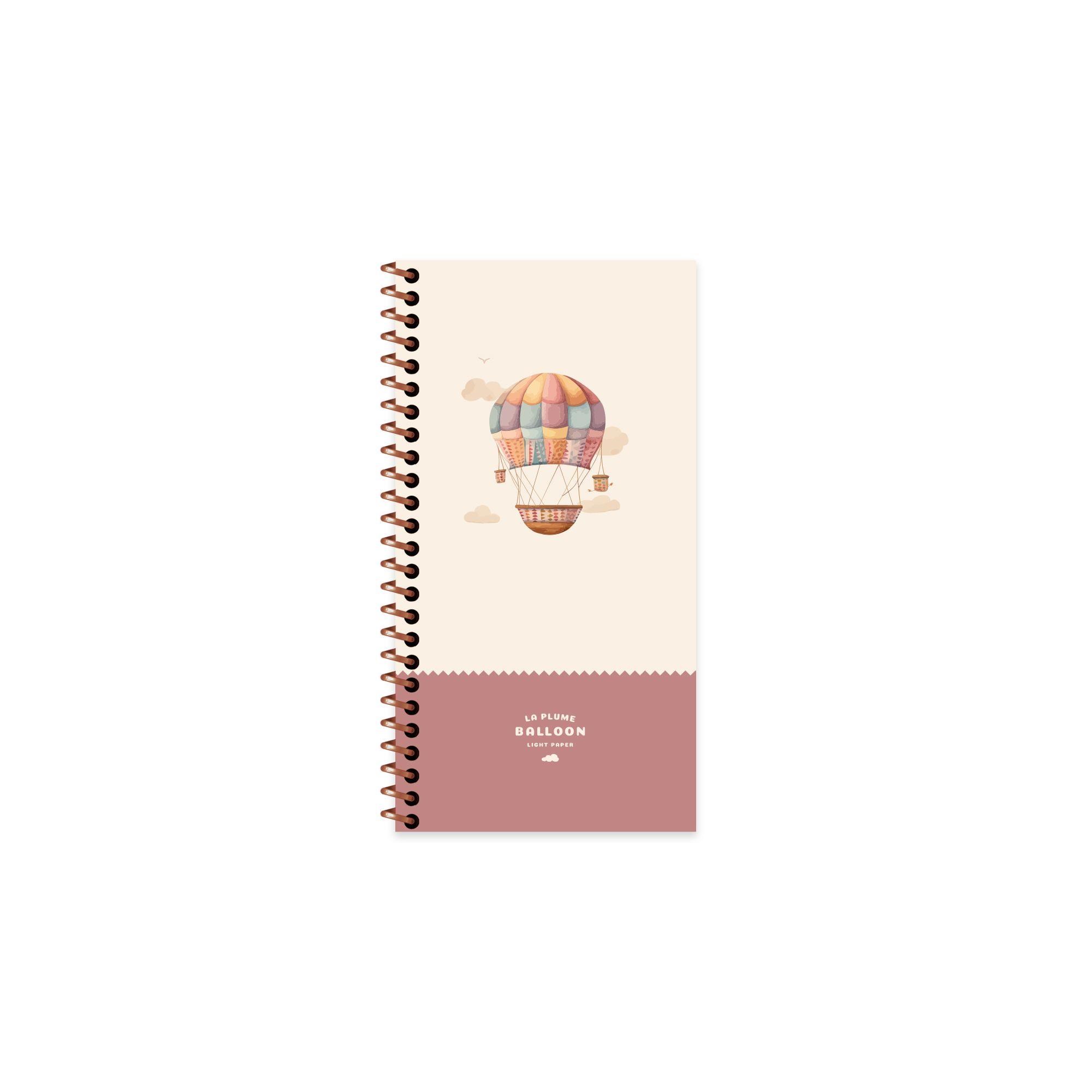 Keskin 10*19 80 Yp.Çiz.Spr.Sert Kap.La Plume Balloon Defter - Mor