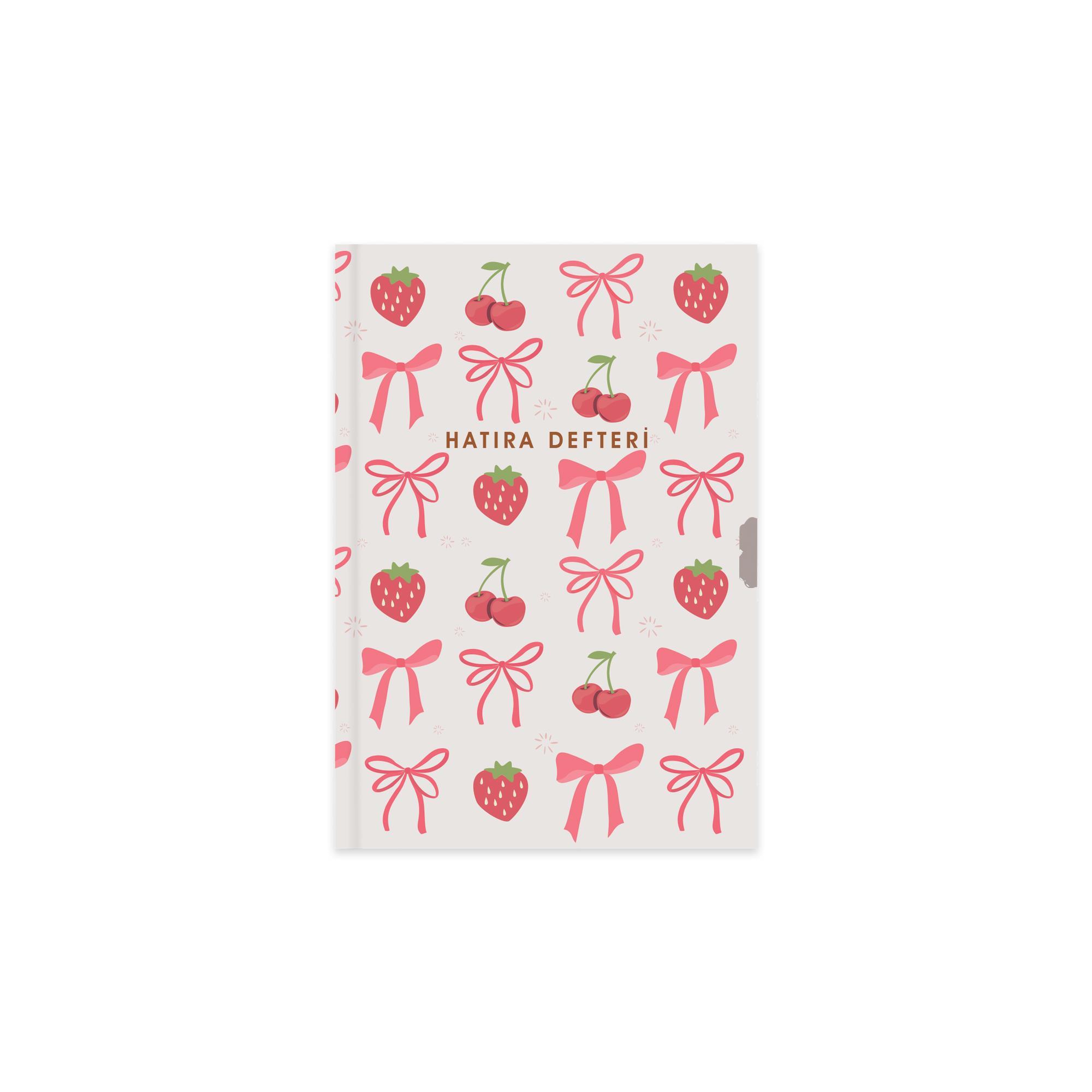 Keskin 14x20 96 Yp. Neşeli Günler Slim Kilitli Hatıra Defteri - Kurdele