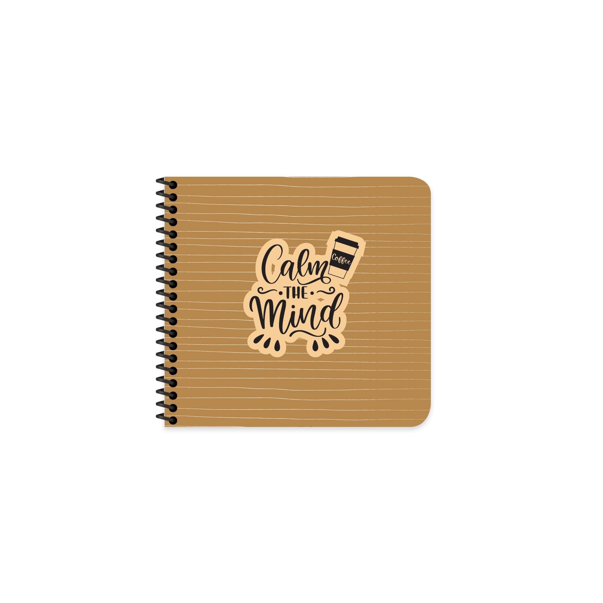Keskin 16*15 Çizgili Karton Kapak Kahve Defter - Positive