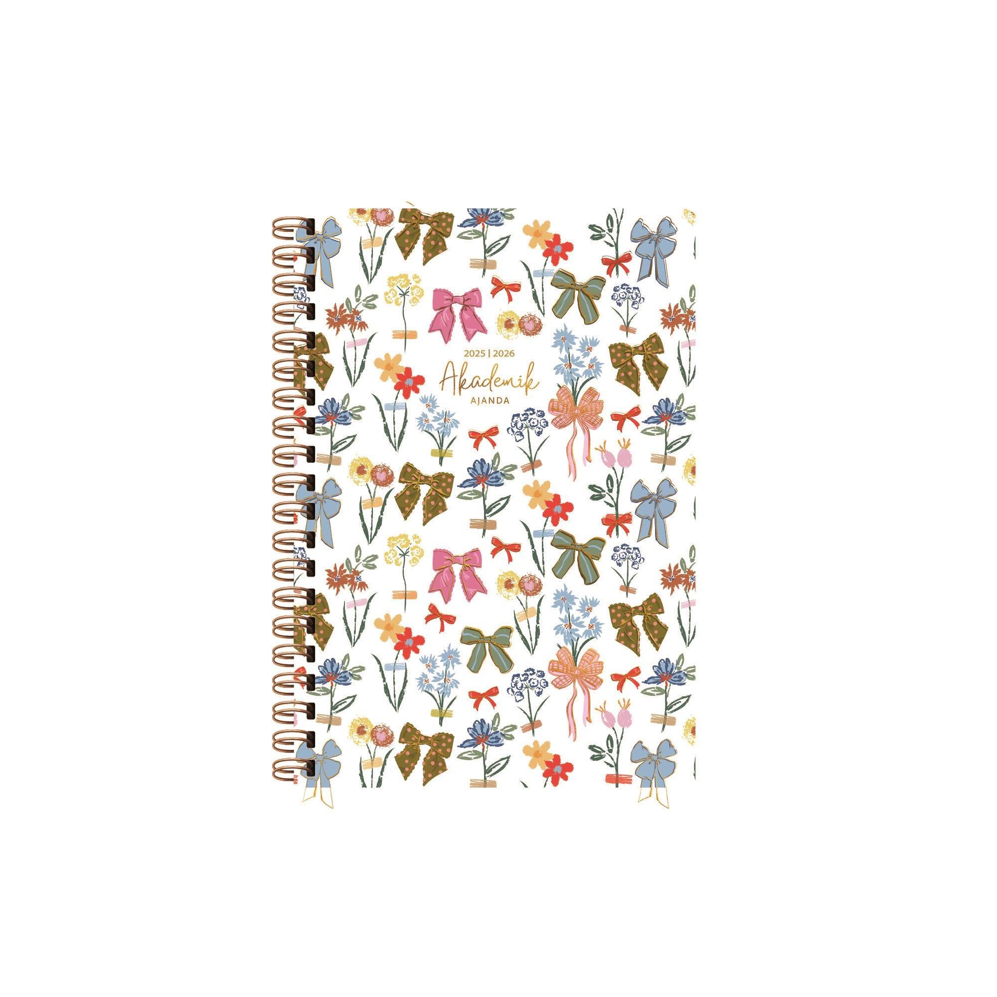 Keskin 17*24 Spiralli Akademik Ajanda - Fiyonk