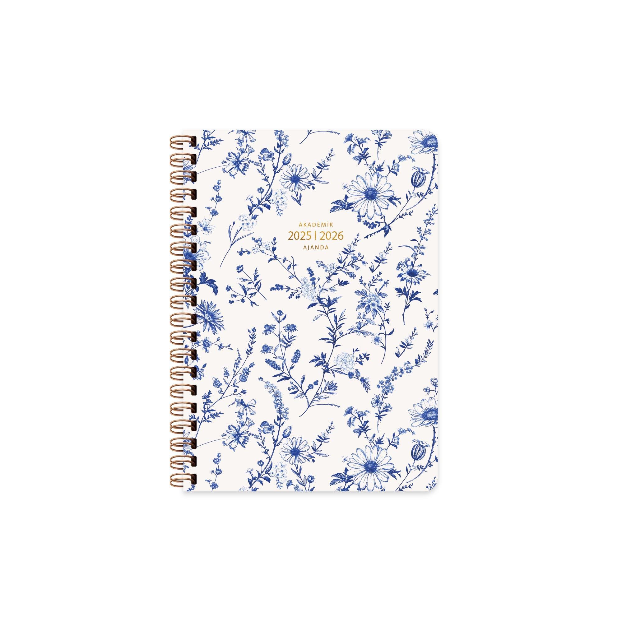 Keskin 17*24 Spiralli Akademik Ajanda - Tuval