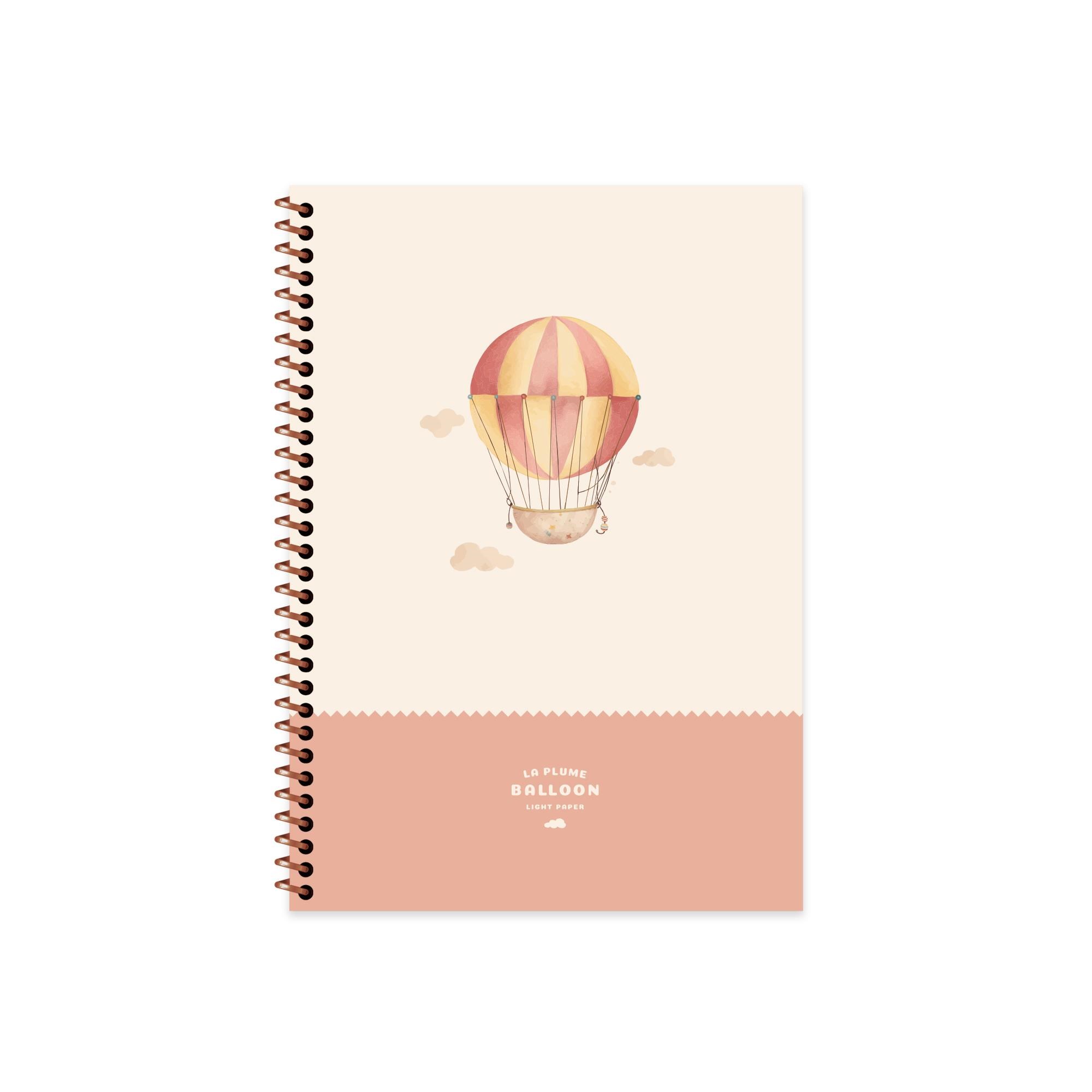Keskin 17X24 80 Yp.Kar.Spr.Sert Kap.La Plume Balloon Defter - Turuncu