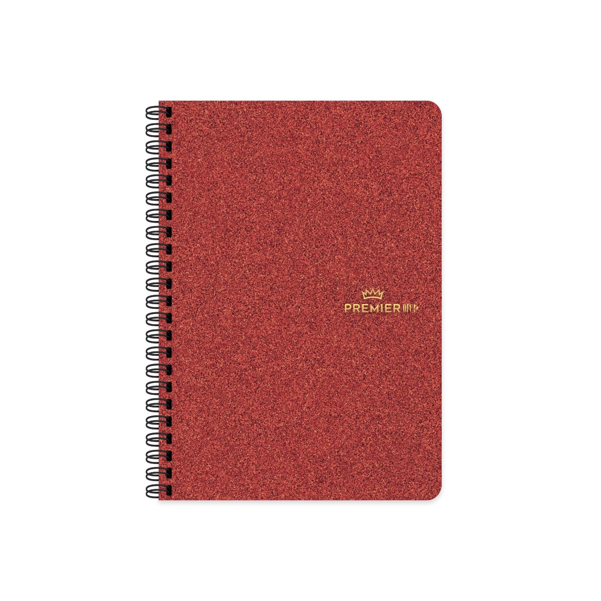 Keskin 17x24 Sert Kapak Ayraçlı Spiralli Premier Ofc4 Defter - Kırmızı