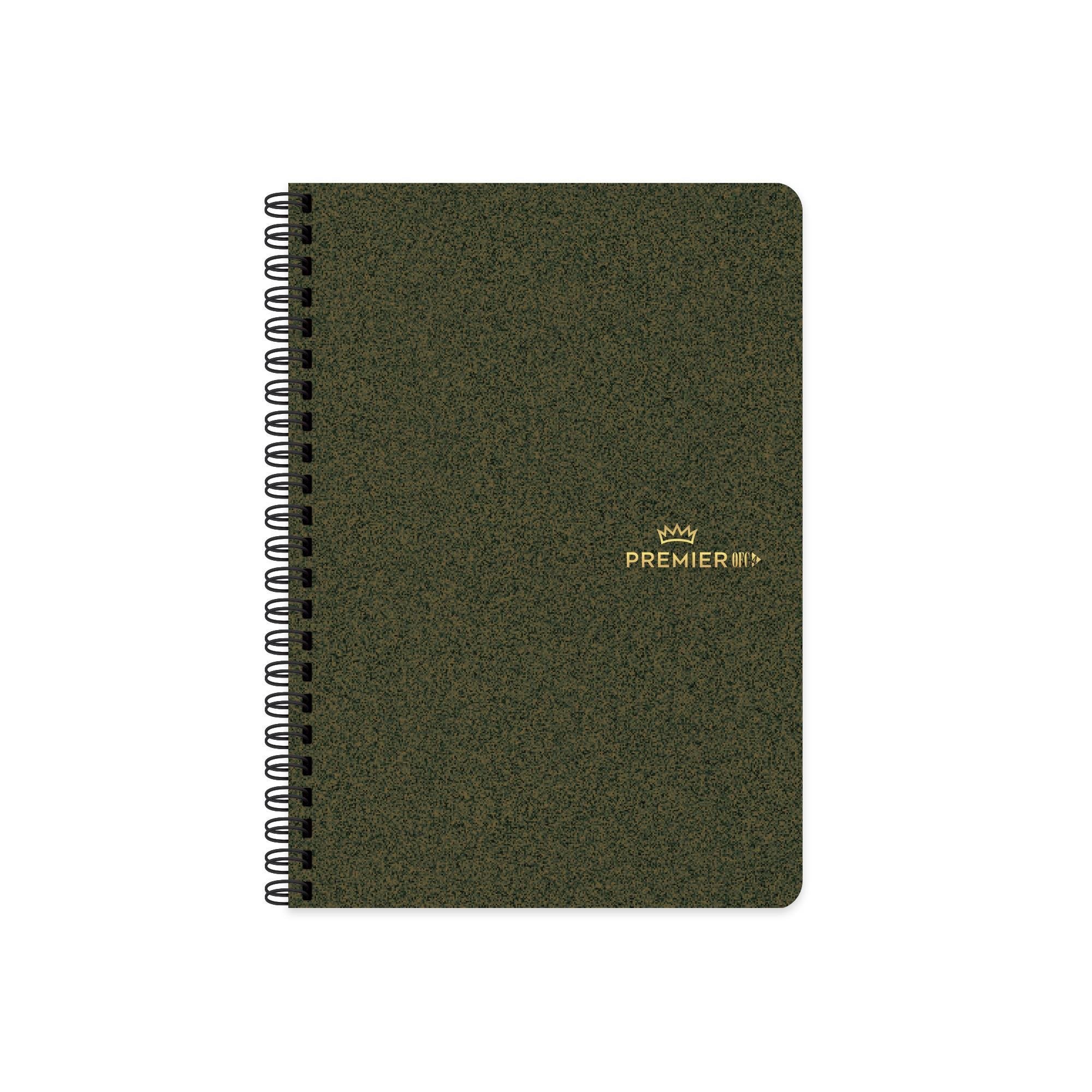Keskin 17x24 Sert Kapak Ayraçlı Spiralli Premier Ofc4 Defter - Yeşil