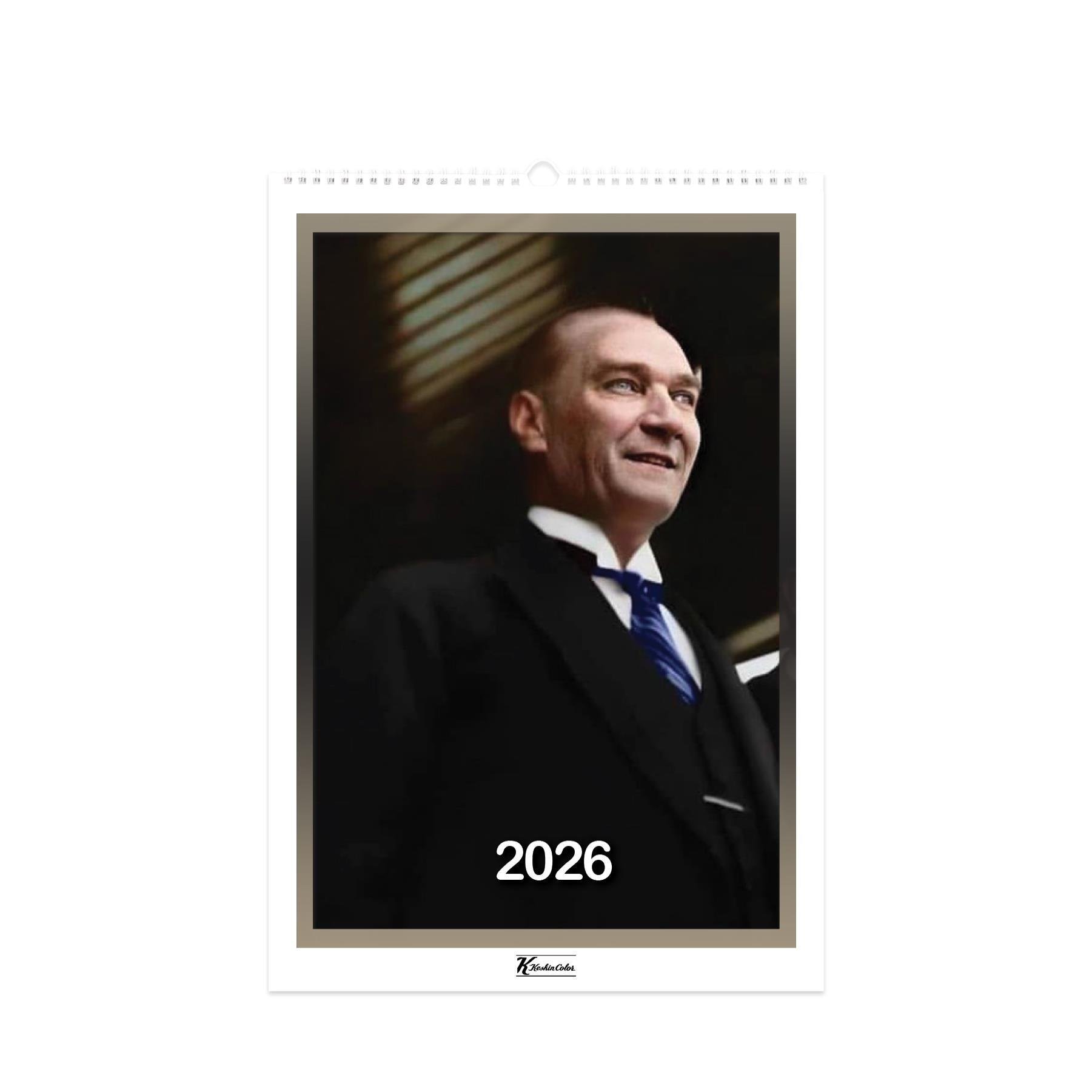 Keskin 2026-31*43 12 Yp.Spr.Duvar Takvimi-Atatürk