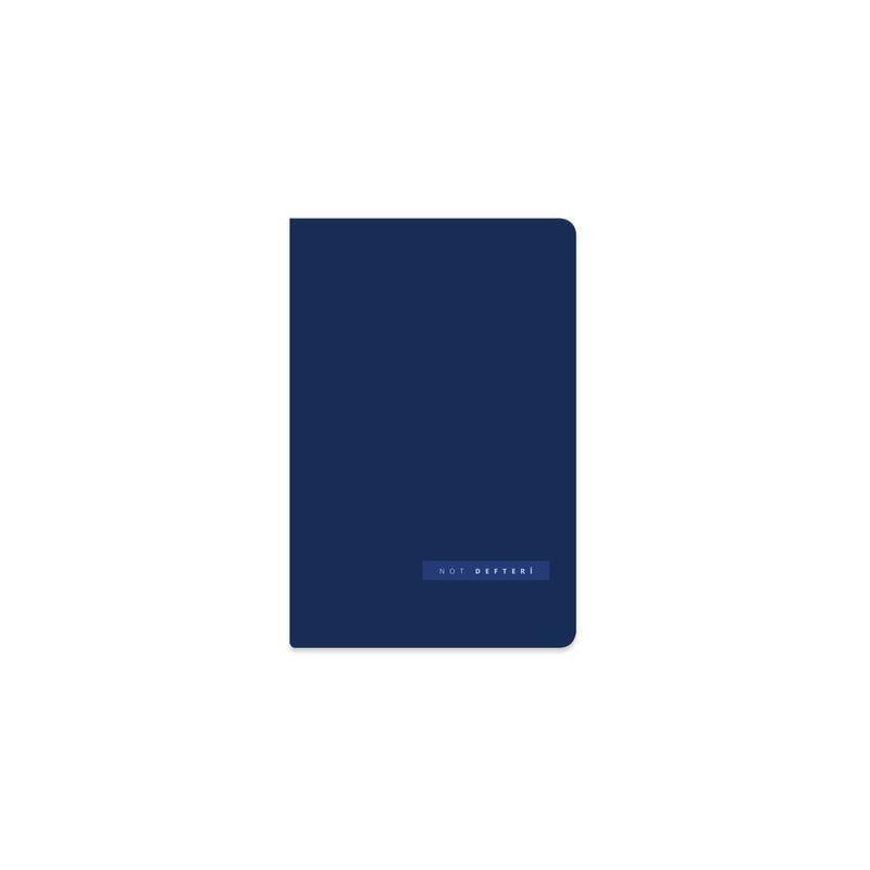 Keskin 8*12 64 Yp.Çizgili Ciltli Cep Defteri - Mavi