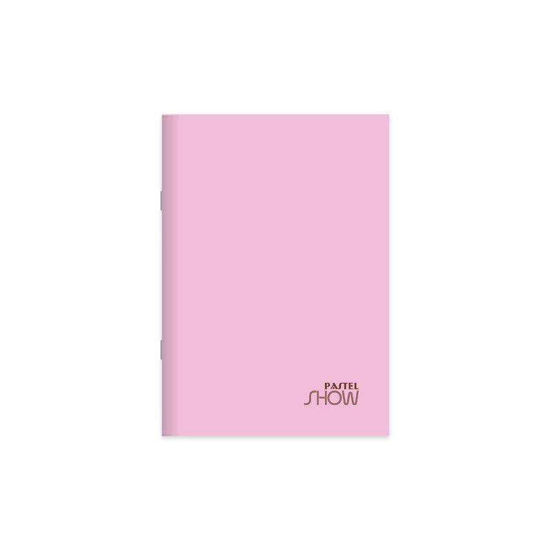 Keskin A5 60 Yp.Çiz. PP Kp.Dikişli Pastel Show Defter - Pembe