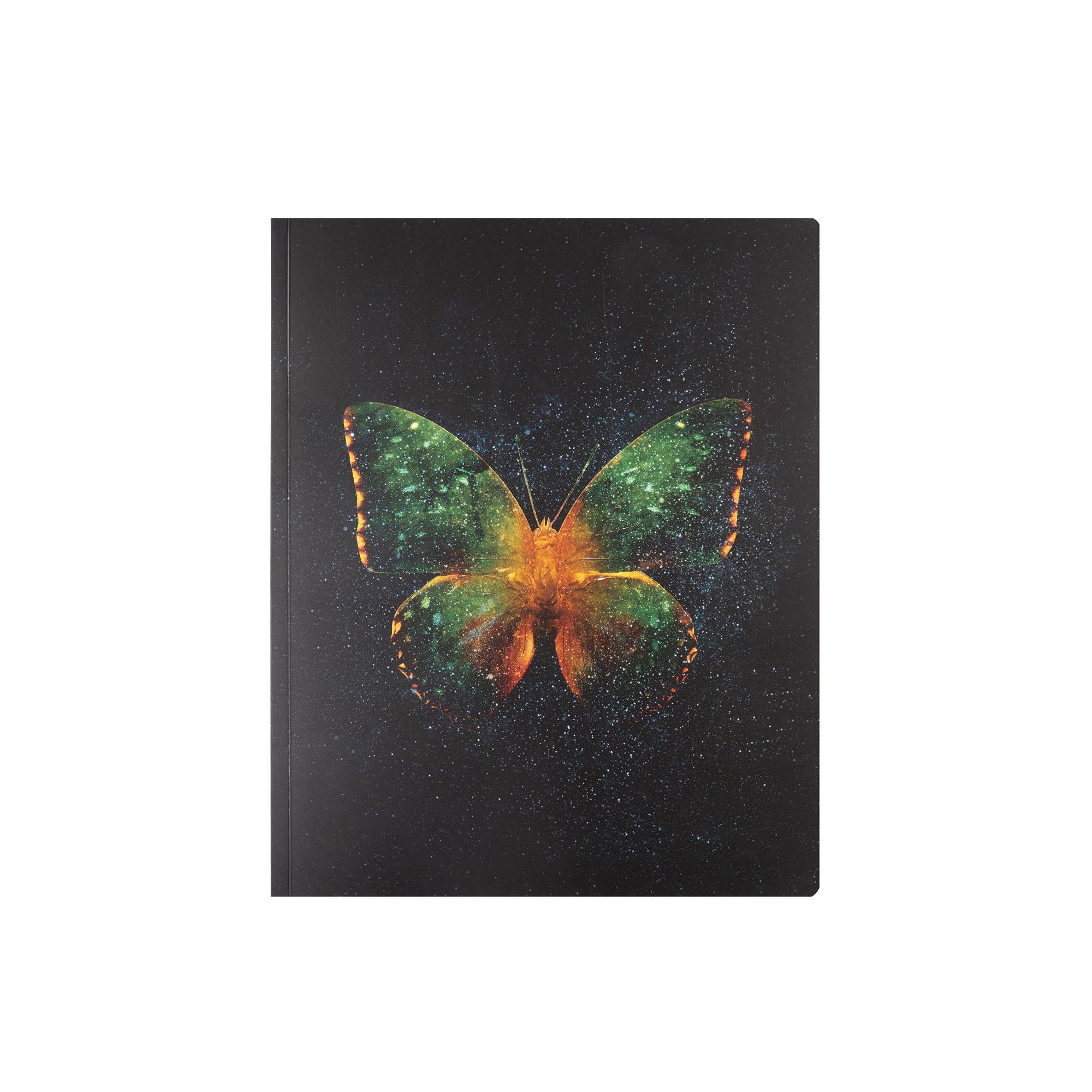 Keskin Color 13x16.5 Kareli Bind-Note Butterfly - Yeşil