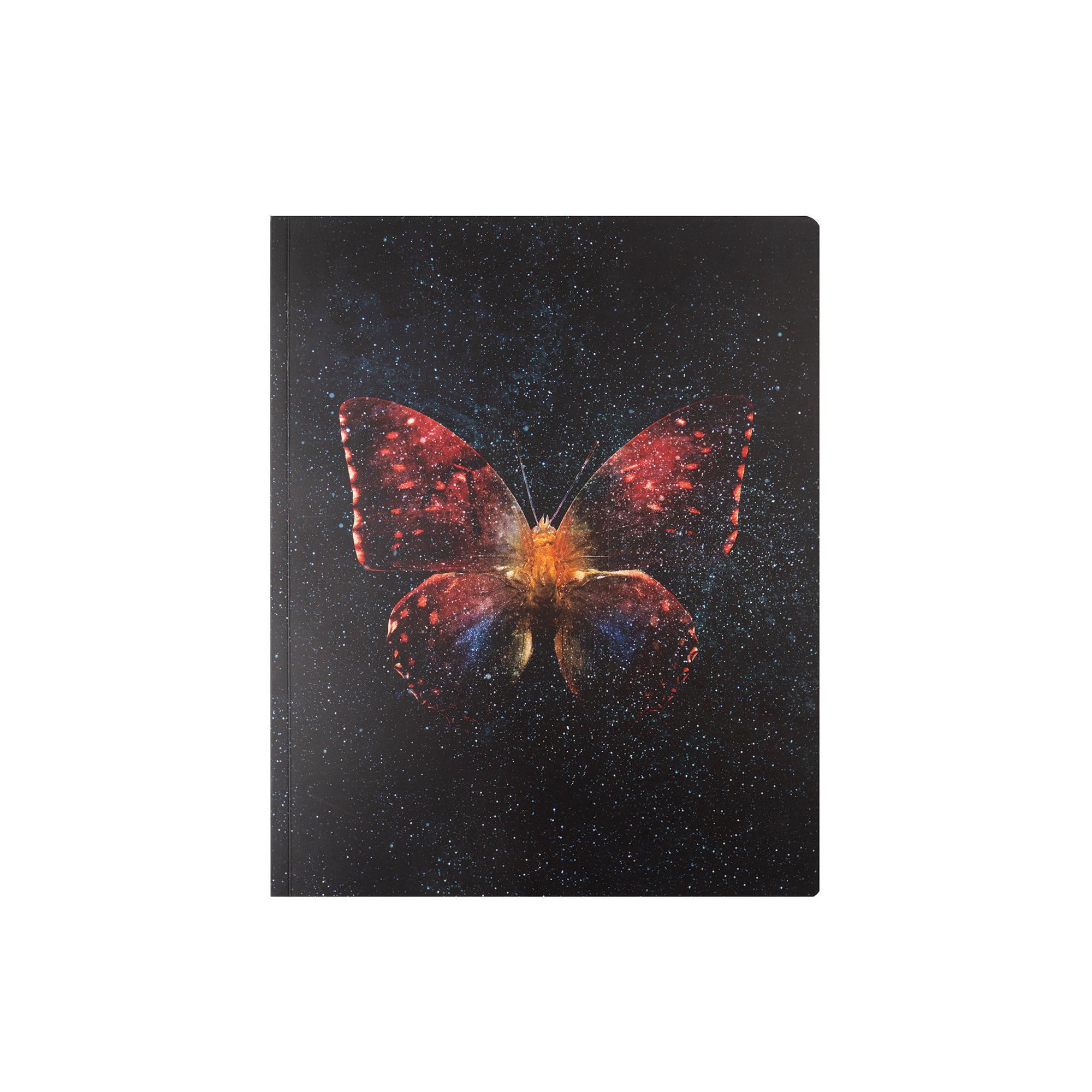 Keskin Color 13x16.5 Kareli Bind-Note Butterfly - Kırmızı