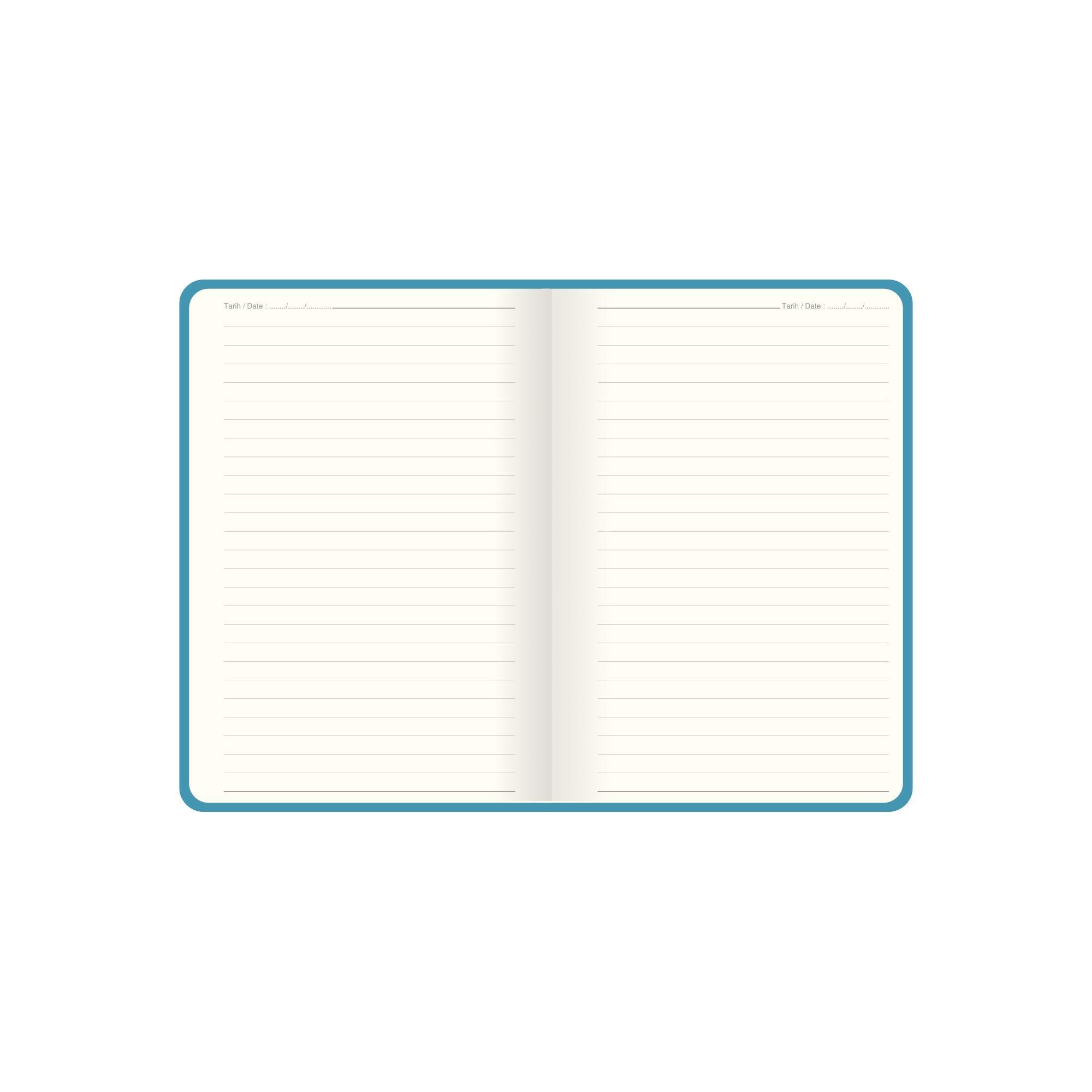 Keskin Color 13x21 Çizgili Premier Defter - Mavi