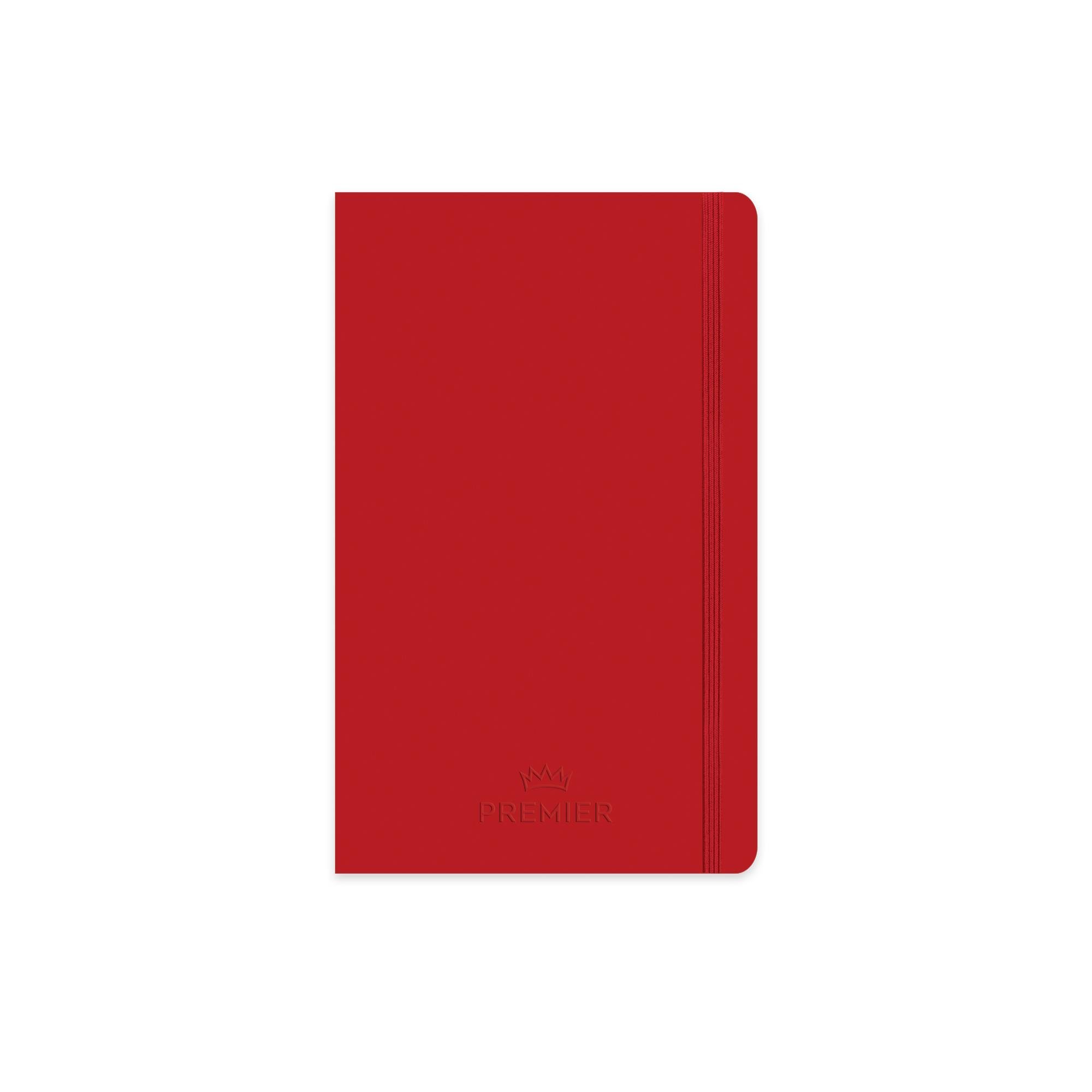 Keskin Color 13x21 Kareli Premier Defter - Kırmızı