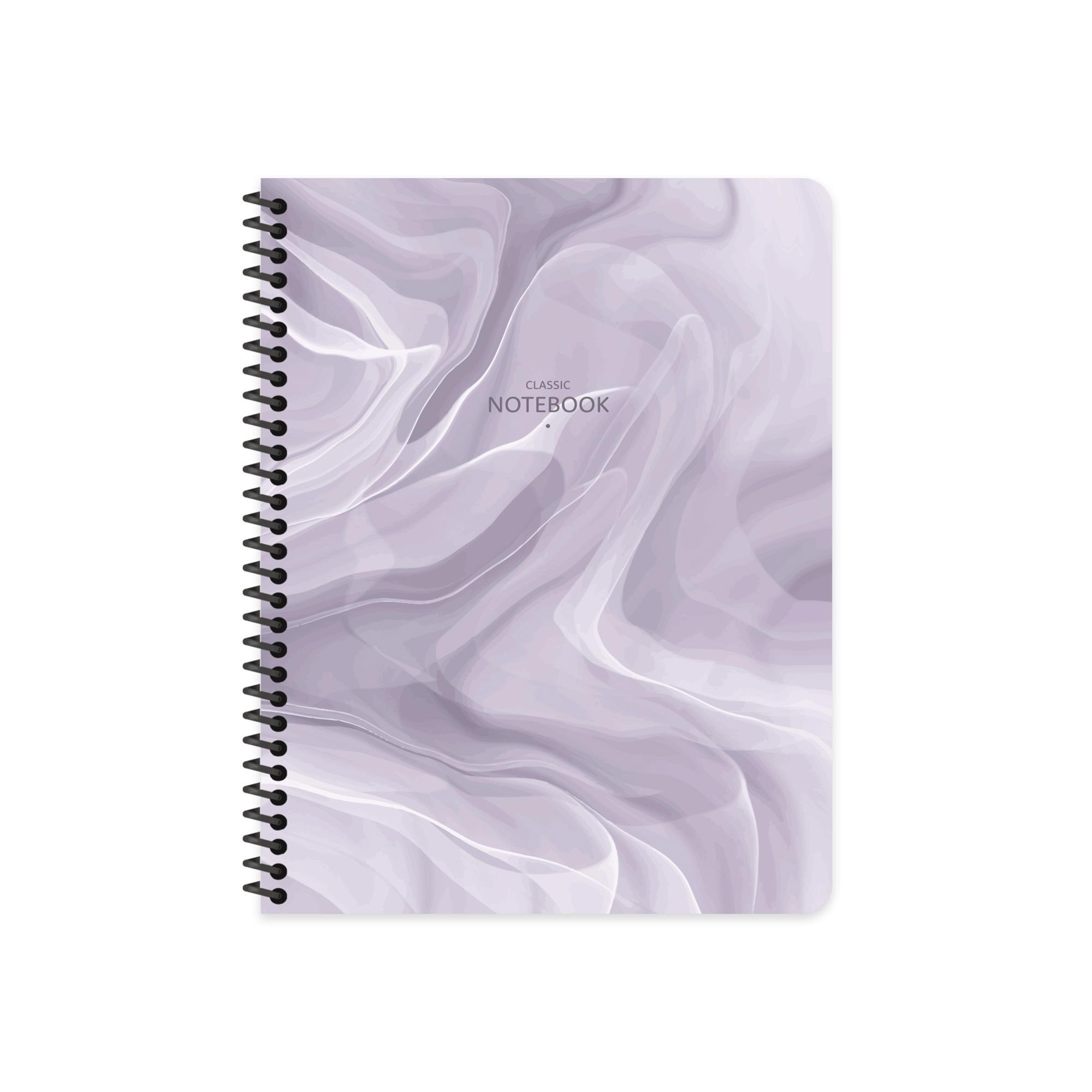 Keskin Color 16.5x22.5 Kareli Defter Classic Marble - Pembe 