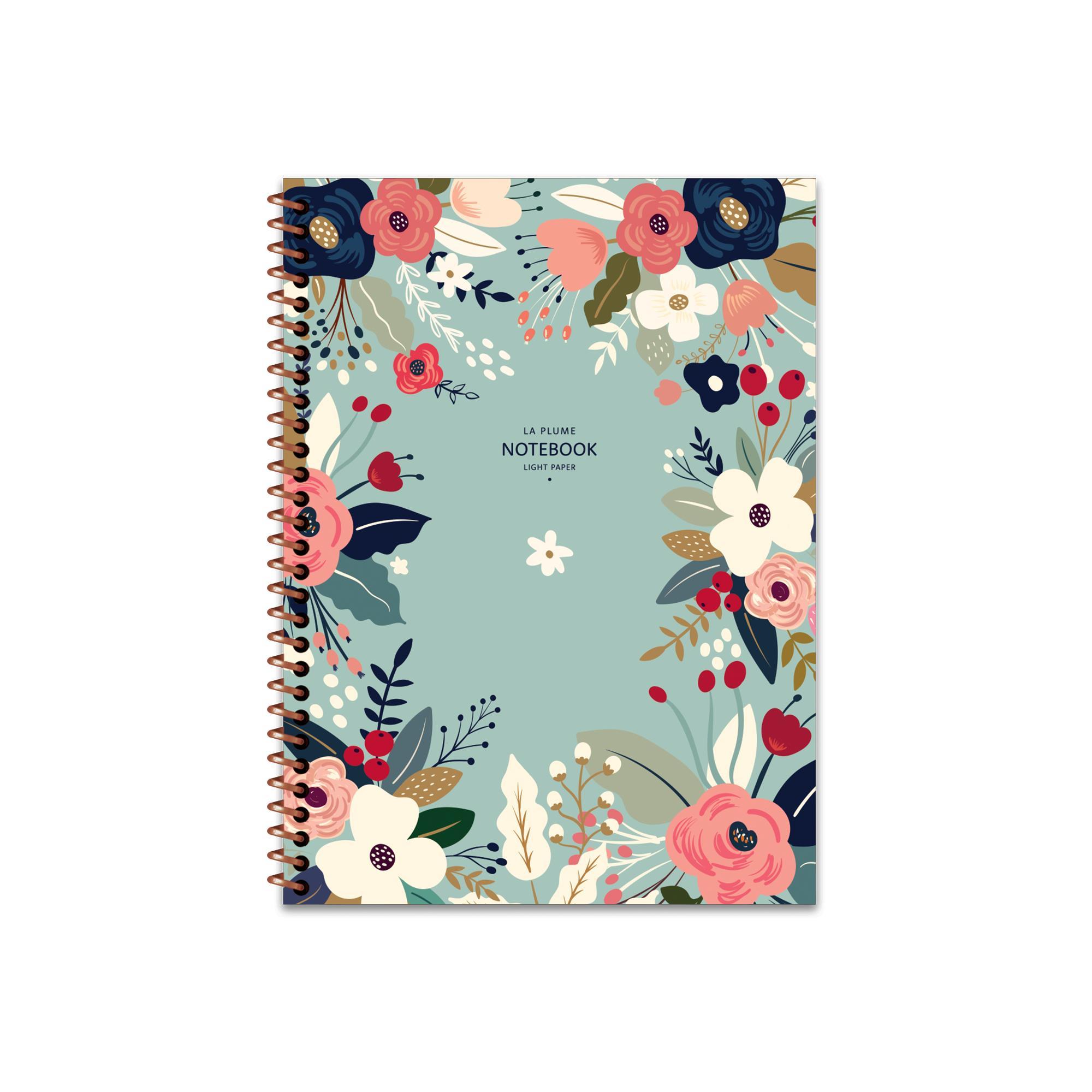 Keskin Color 16.5x22.5 Düz Defter La Plume Flowers - Bahar