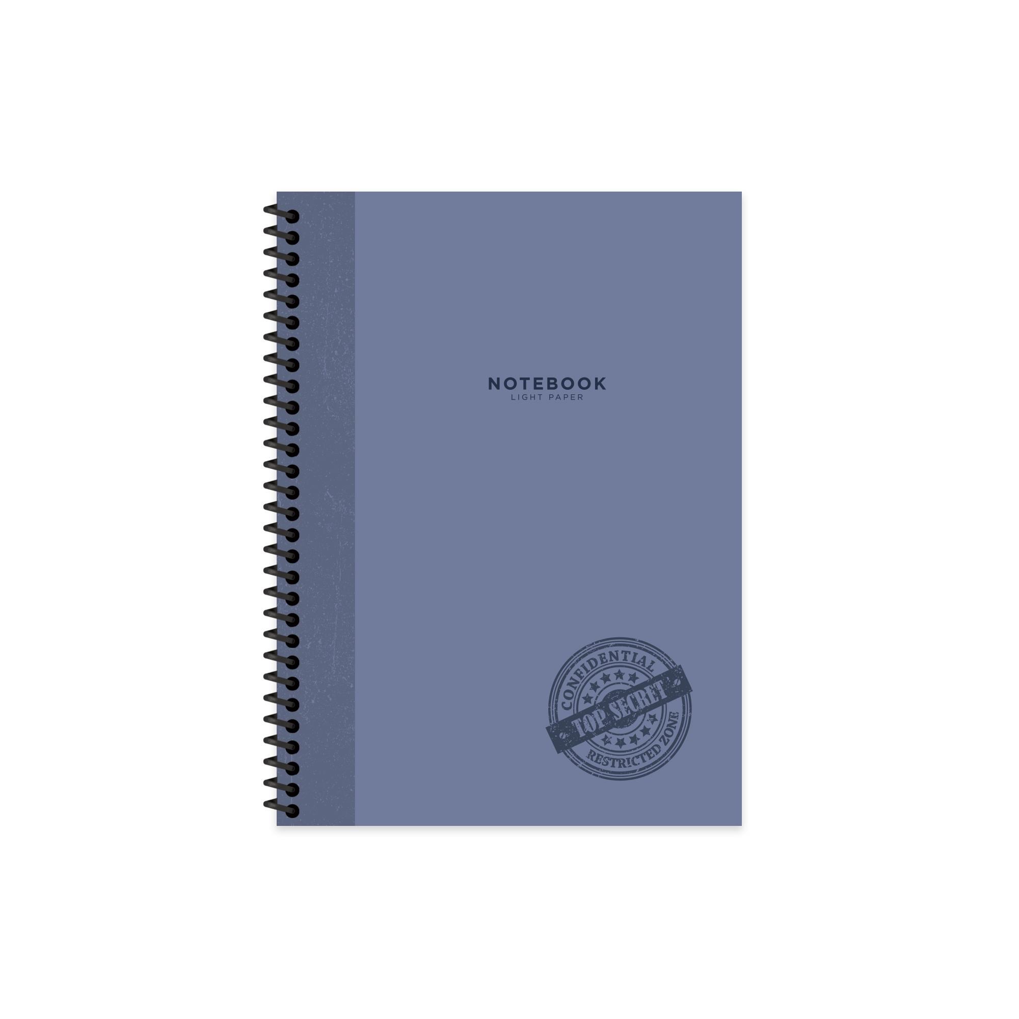 Keskin Color 16.5x22.5 Düz Defter Stamp - Mavi