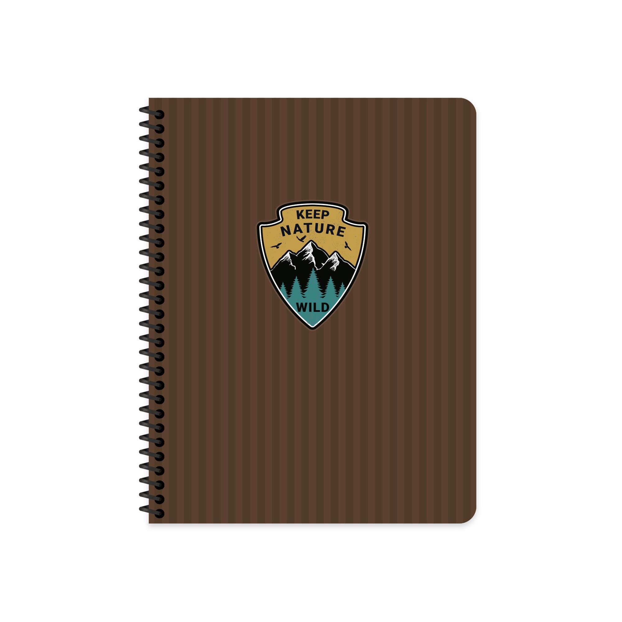 Keskin Color 16.5x22.5 Kareli Defter Outdoor - Kahverengi