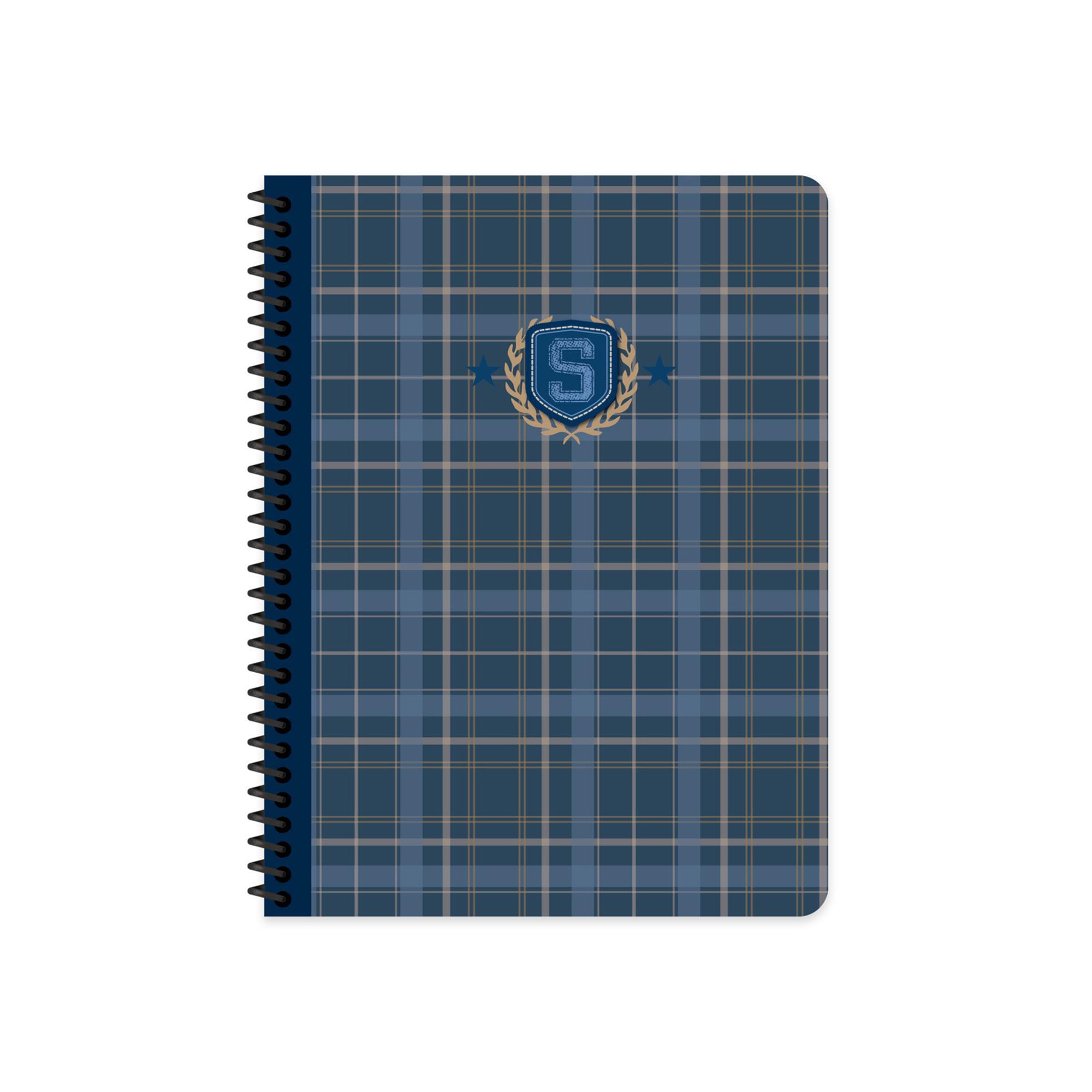 Keskin Color 16.5x22.5 Kareli Defter School - Mavi