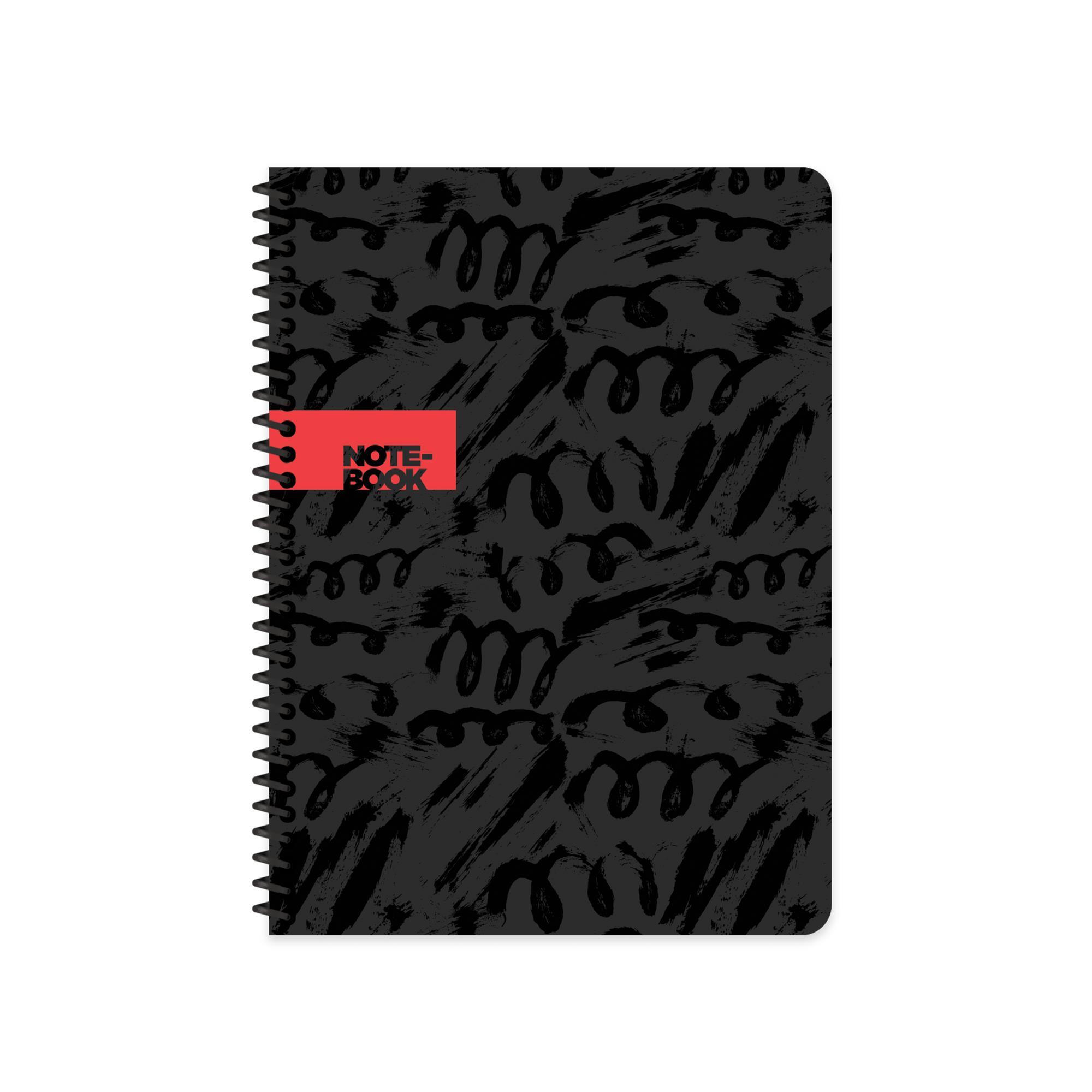 Keskin Color 16.5x22.5 Kareli Defter Delta - Kırmızı