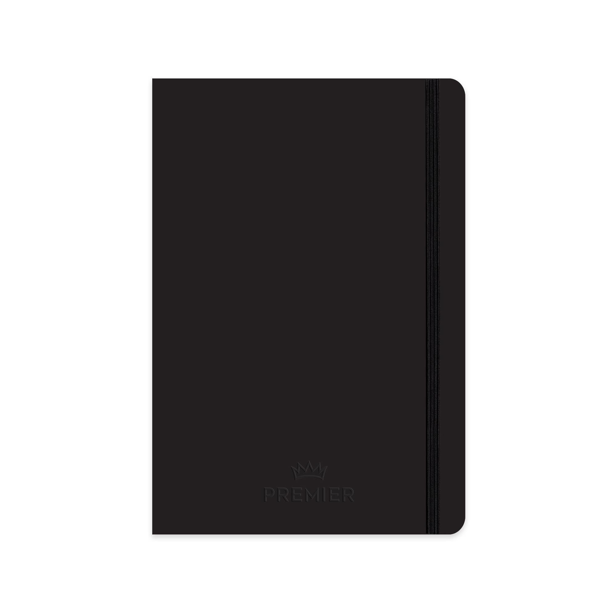 Keskin Color 17x24 Çizgili Ciltli Premier Defter - Siyah