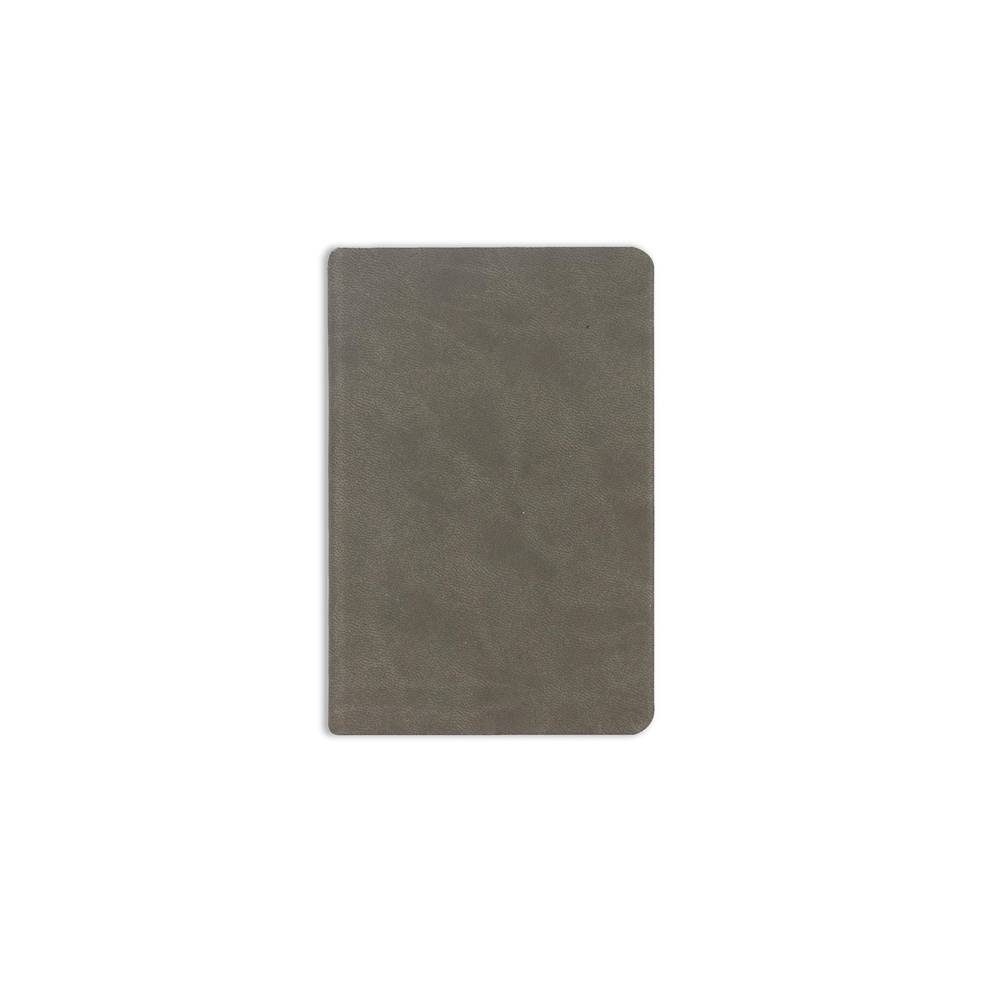 Keskin Color 9x14 Termo Deri Çizgili Ciltli Defter Prestige - Gri