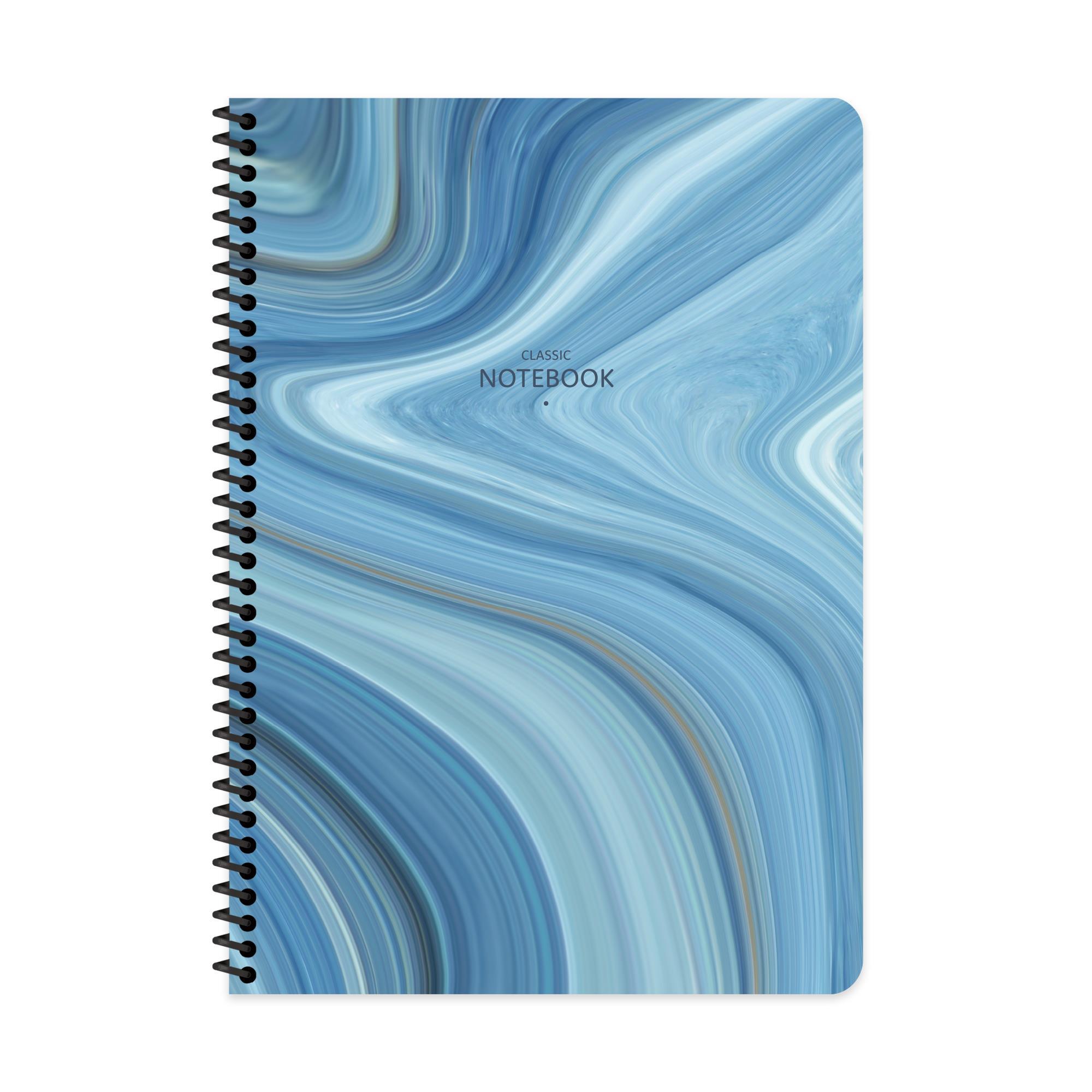 Keskin Color A4 Çizgili Defter Classic Marble - Mavi