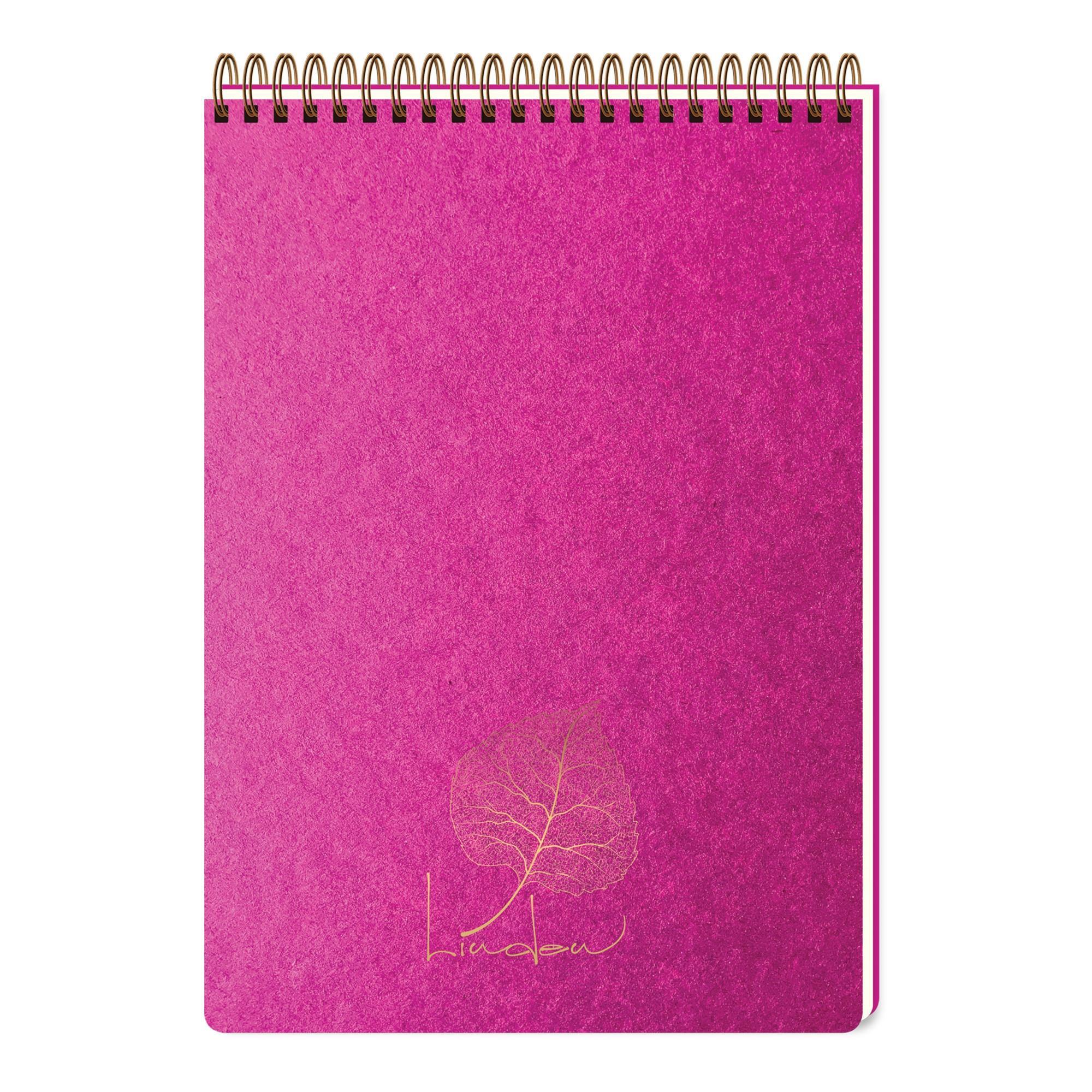 Keskin Color A4 Çizgili Linden Bloknot - Fuşya