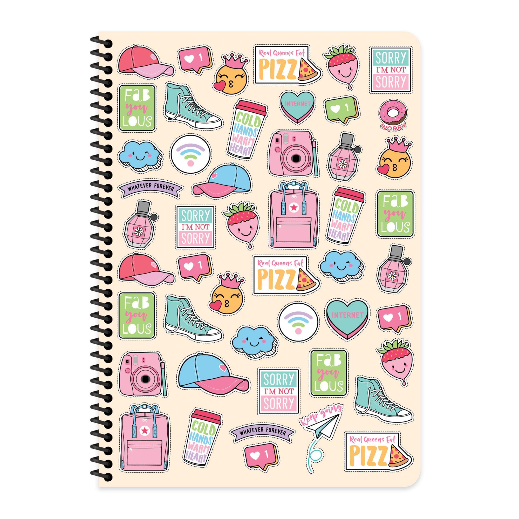 Keskin Color A4 Kareli Defter Sweet Fun - Turuncu