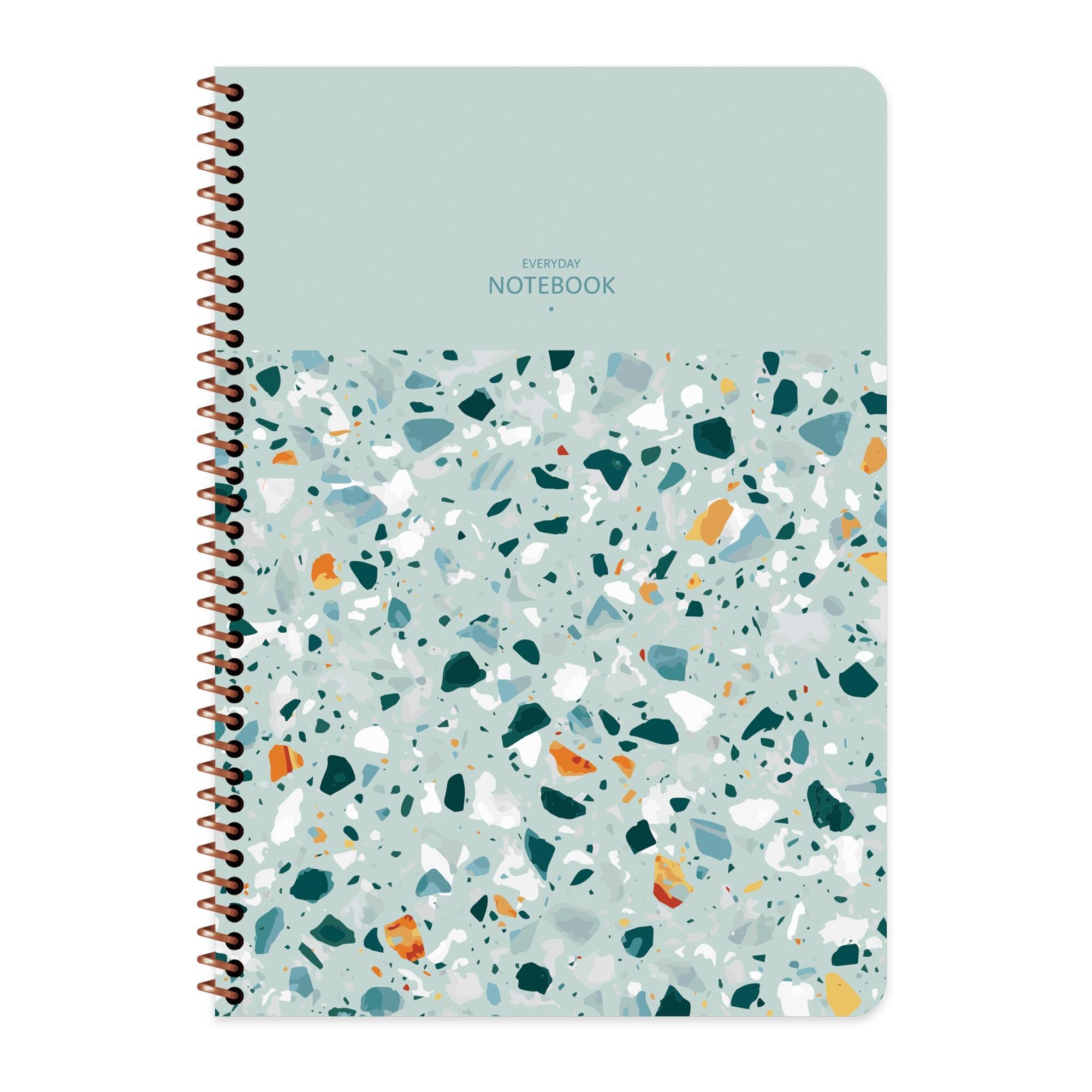 Keskin Color A4 Kareli Defter Terazzo - Yeşil