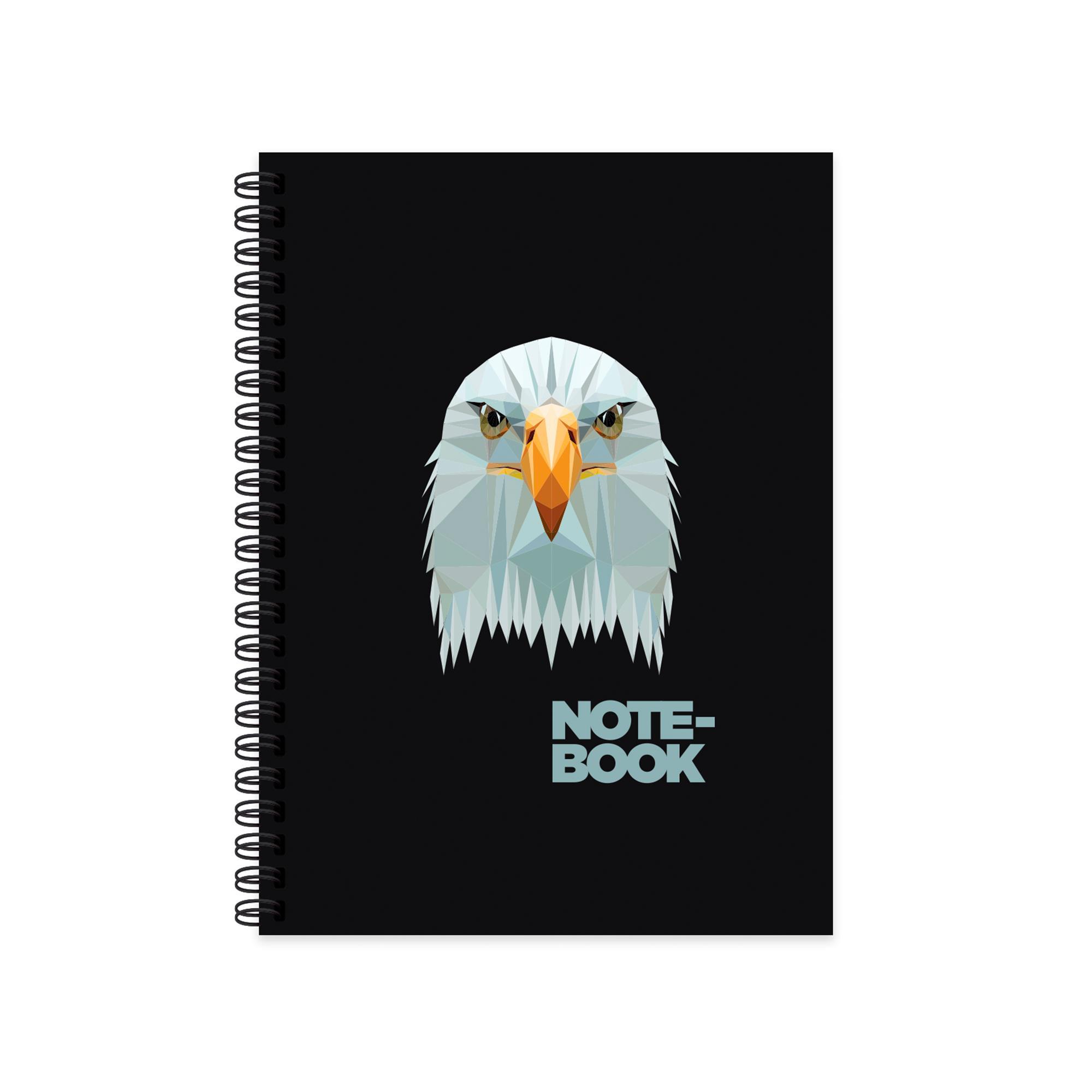 Keskin Color Çizgili Spiralli Sert Kapak Jungle Defter Kartal