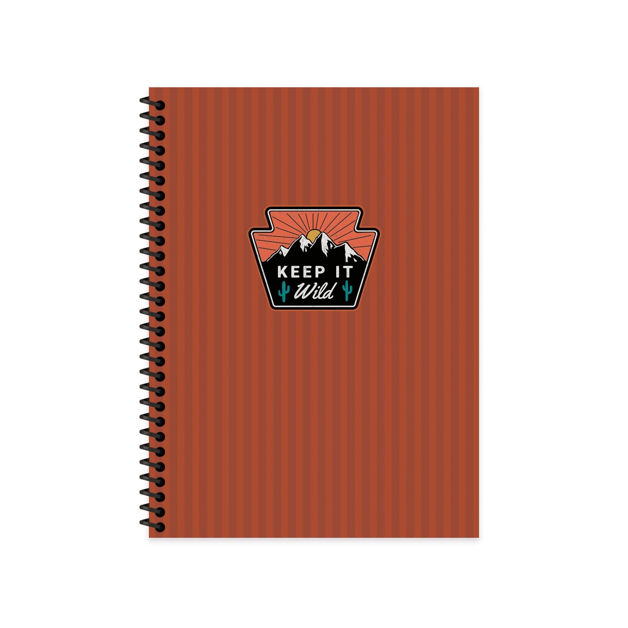 Keskin Color Kareli Spiralli Sert Kapak Outdoor Defter Bordo