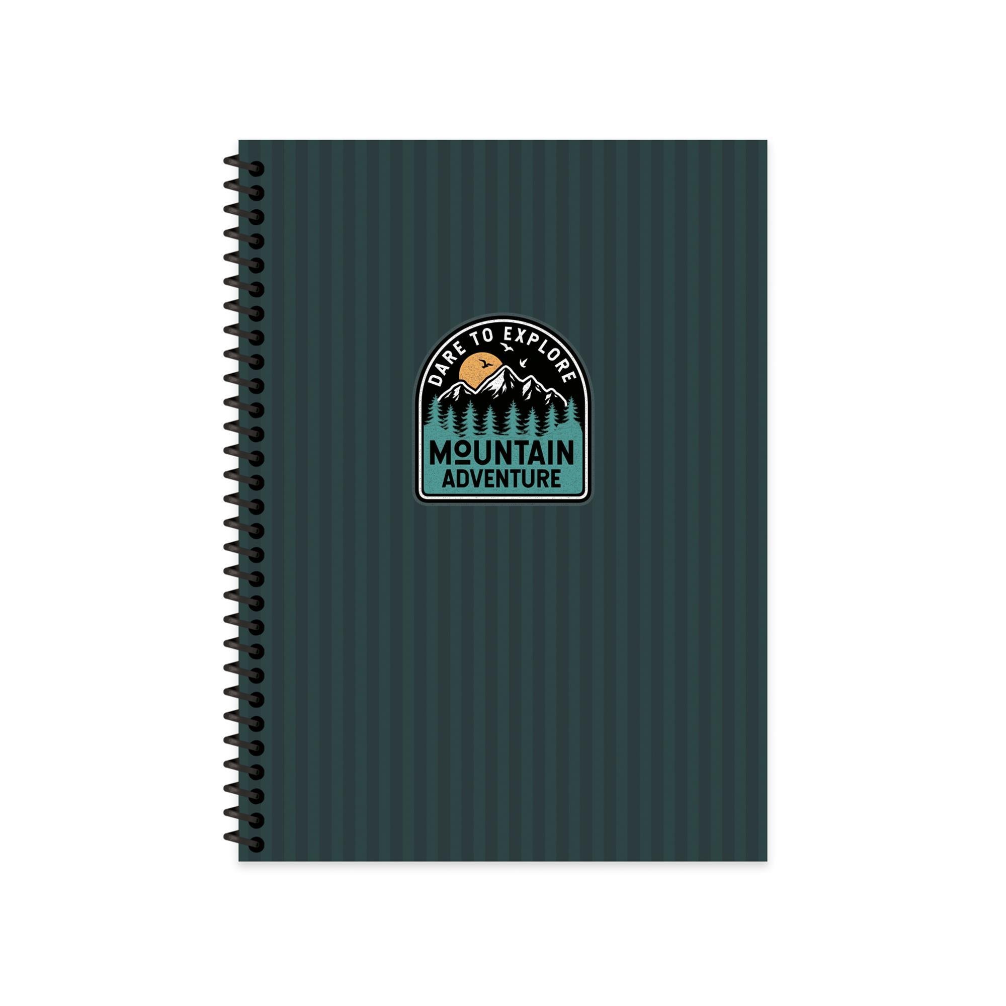 Keskin Color Kareli Spiralli Sert Kapak Outdoor Defter Mavi