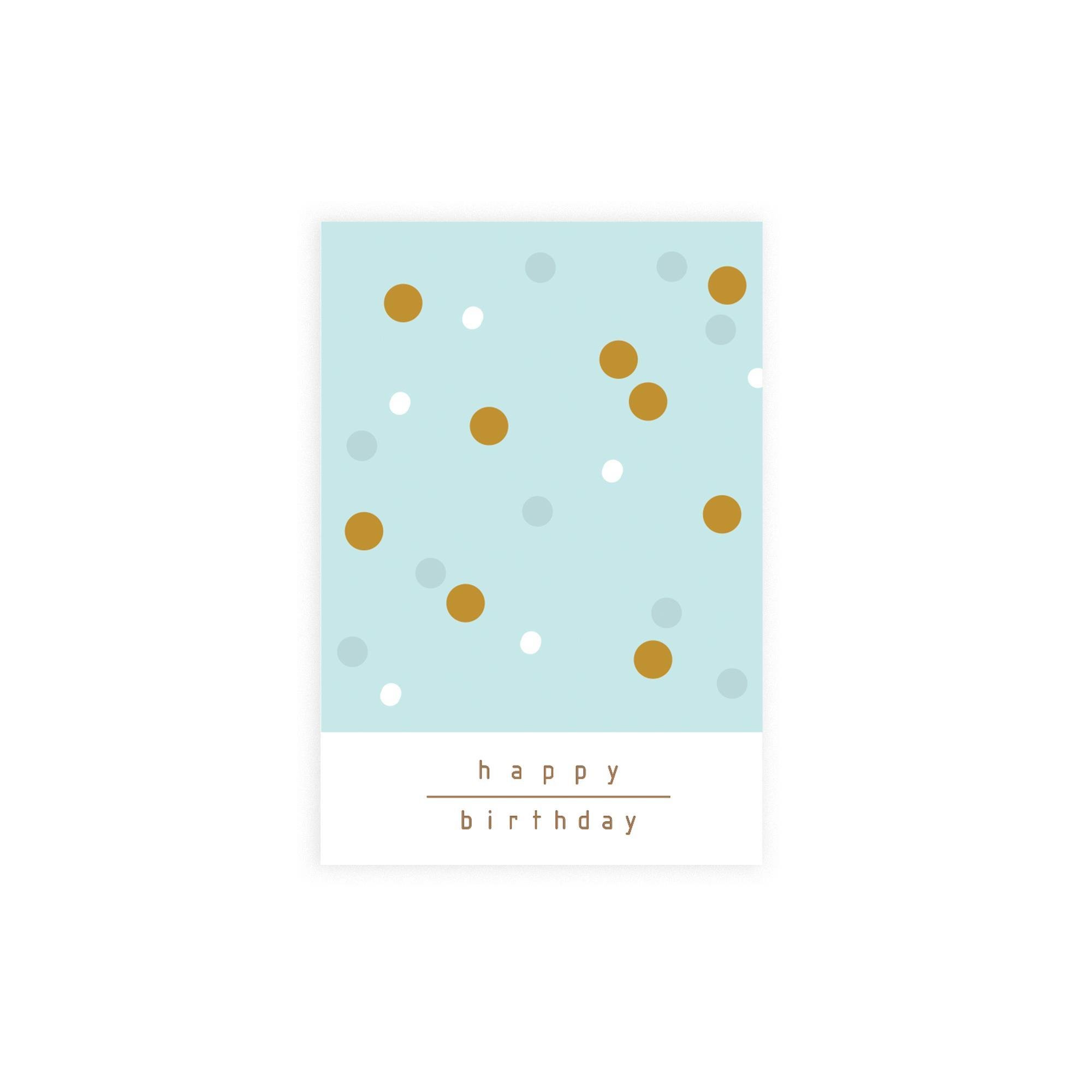 Keskin Color Yaldızlı Doğum Günü Kartı Zarflı No:2