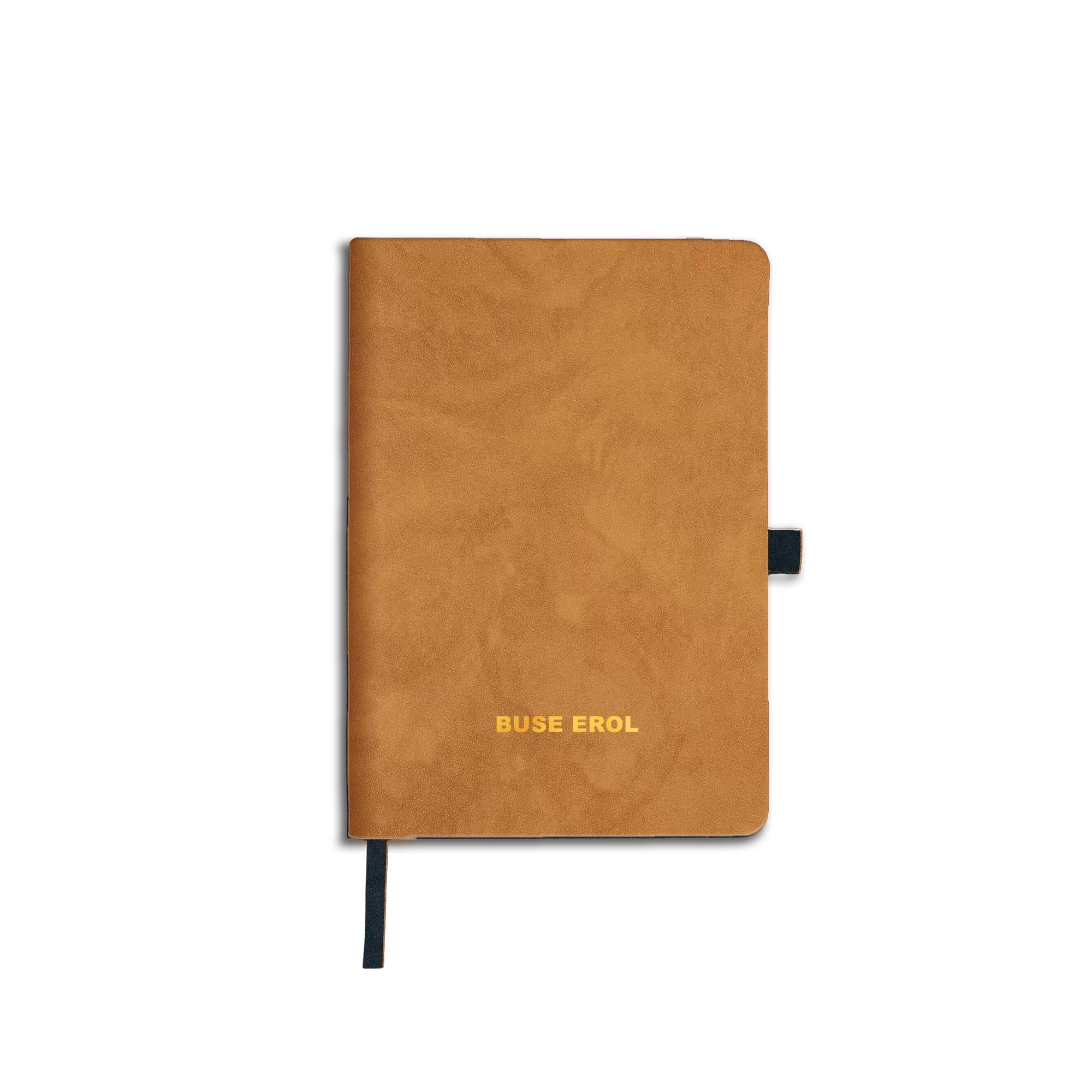 Kişiselleştirilebilir Çizgili Sert Kapak Citli Pronote Defter 14 x 20 cm - Sarı