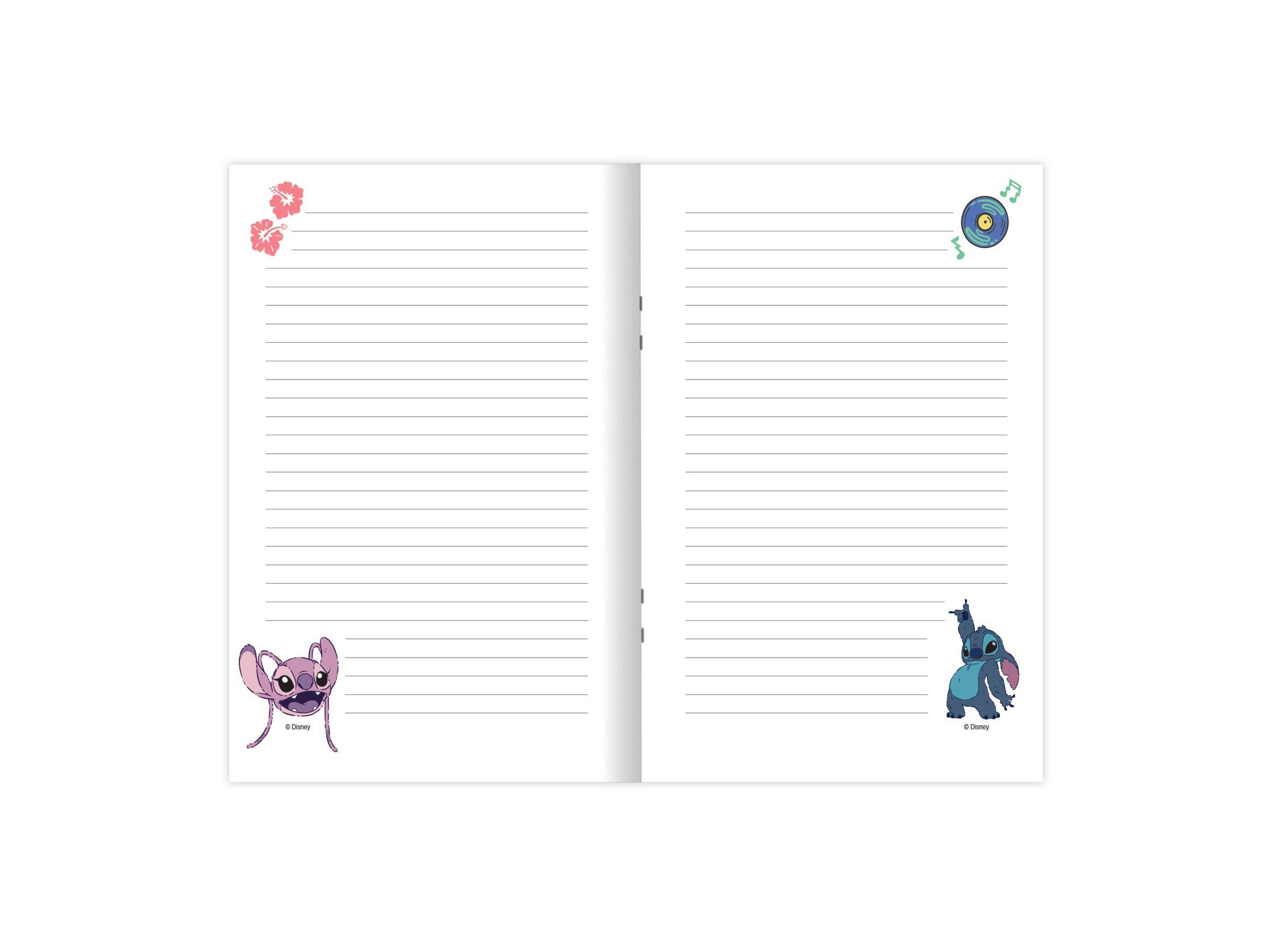 Lilo&Stitch 14X20 80 Yp.Kilitli Hatıra Defteri - Stitch