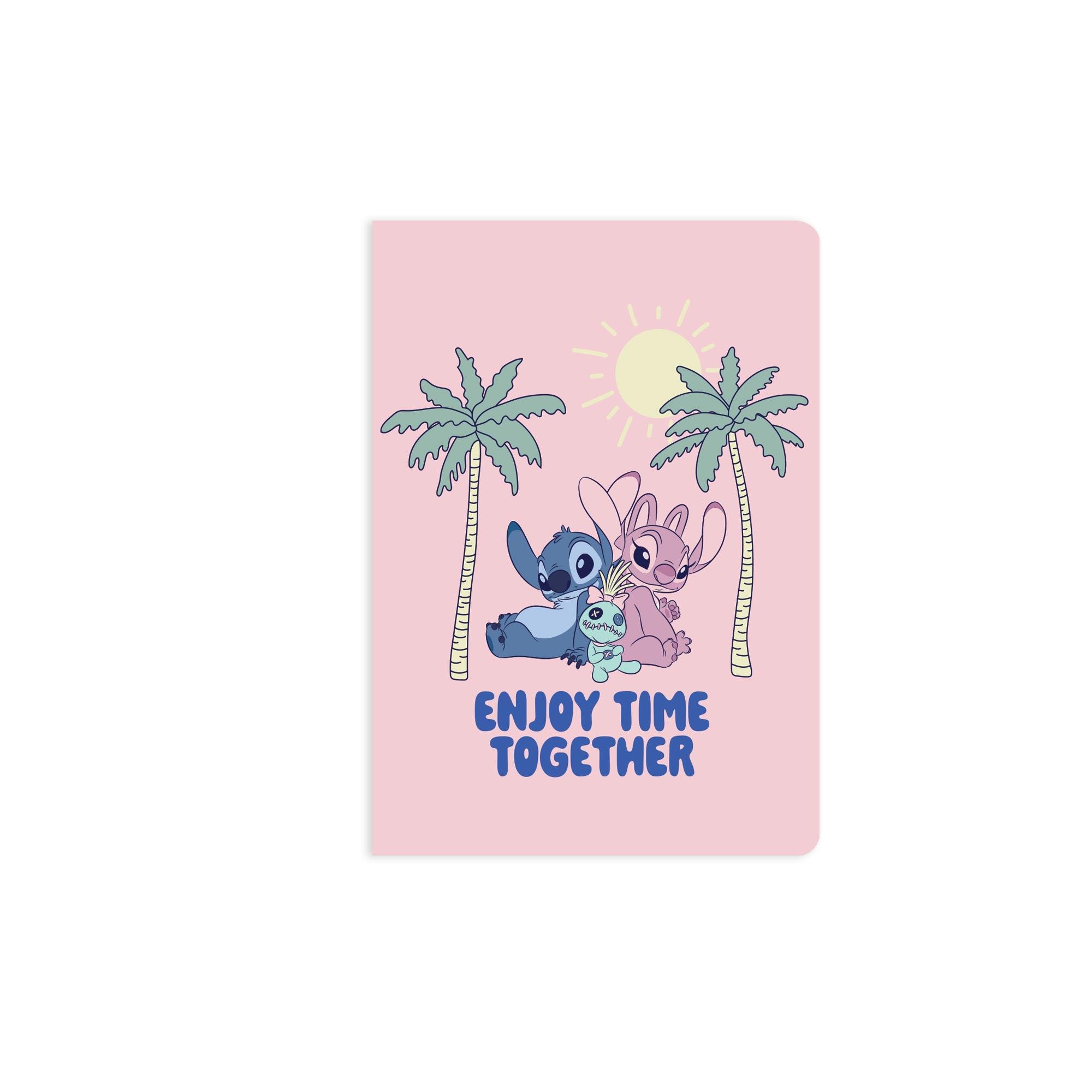 Lilo&Stitch A5 80 Yp. Çiz.Ciltli Sert Kapak Defter - Enjoy Time Together