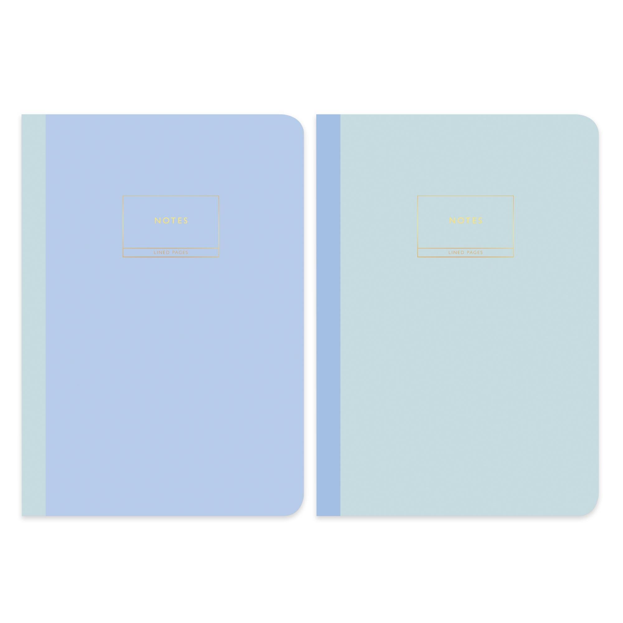 Limited Edition Terzi Dikiş 2'li Defter Seti Pastel Mavi 17x25