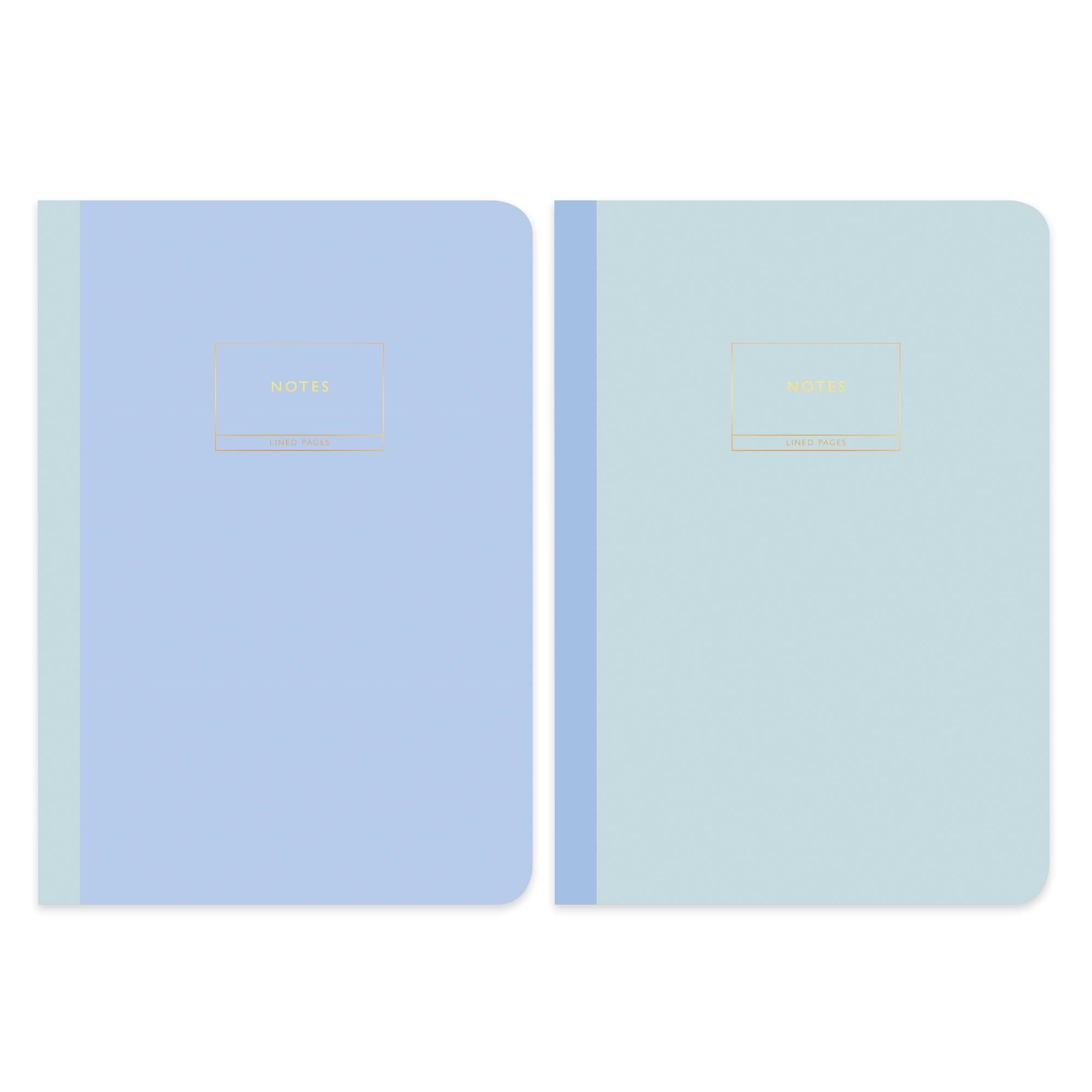 Limited Edition Terzi Dikiş 2'li Defter Seti Pastel Mavi 17x25