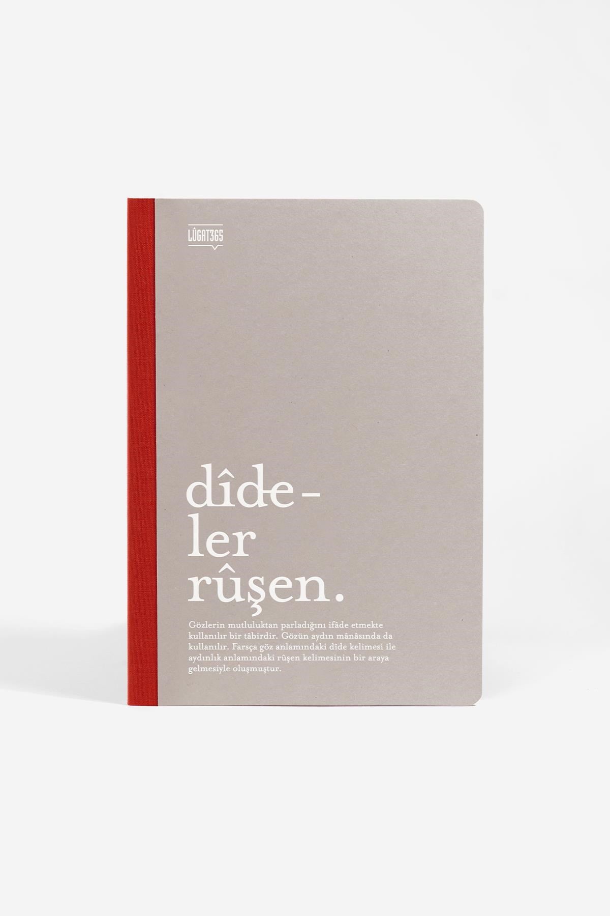 Lugat365 x Karatis 13*19 64 Yp.Çizgili Defter-Dideler Ruşen